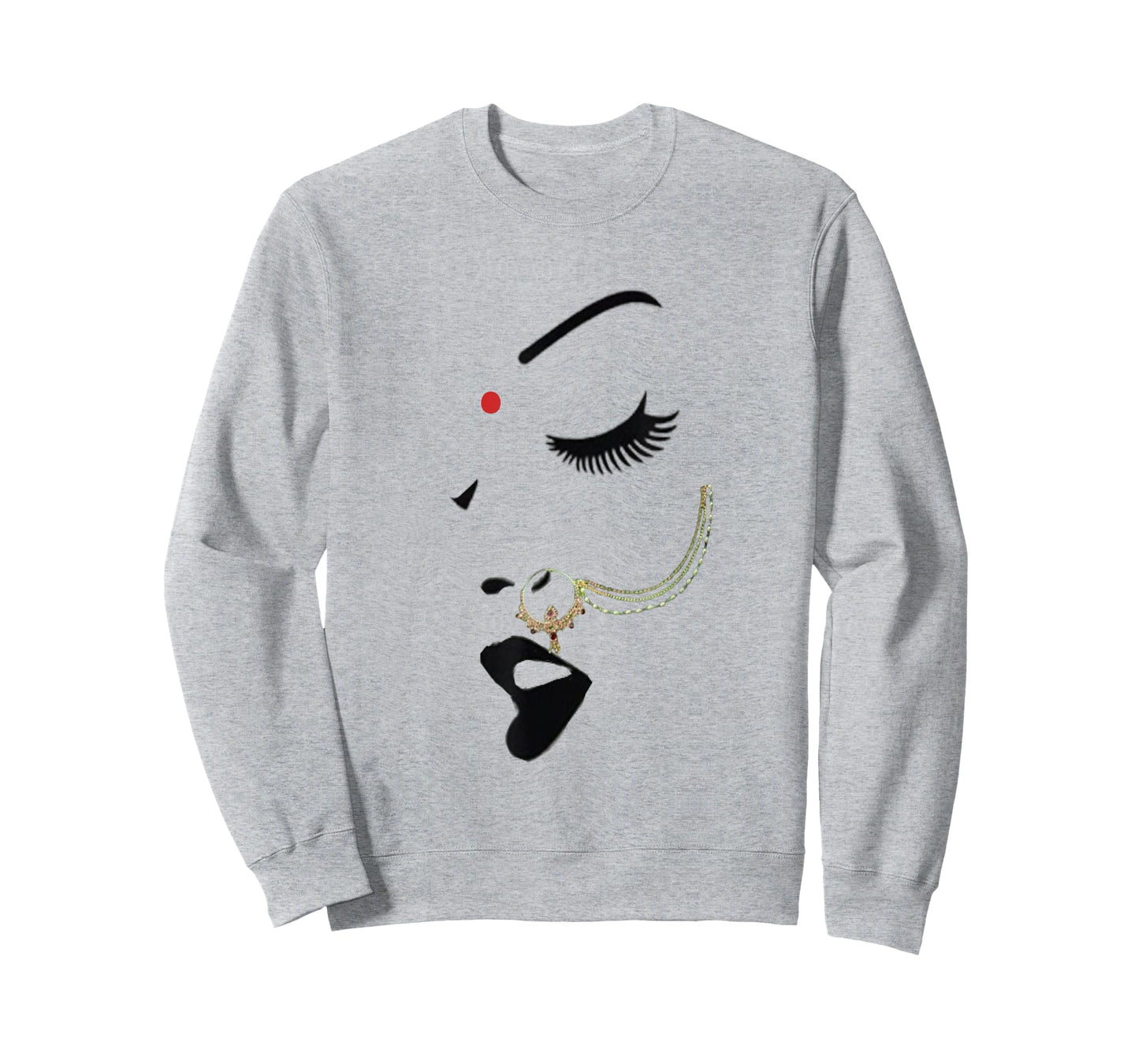 Indian desi Girl Nose Ring Bollywood Style Women Empowerment T-Shirt