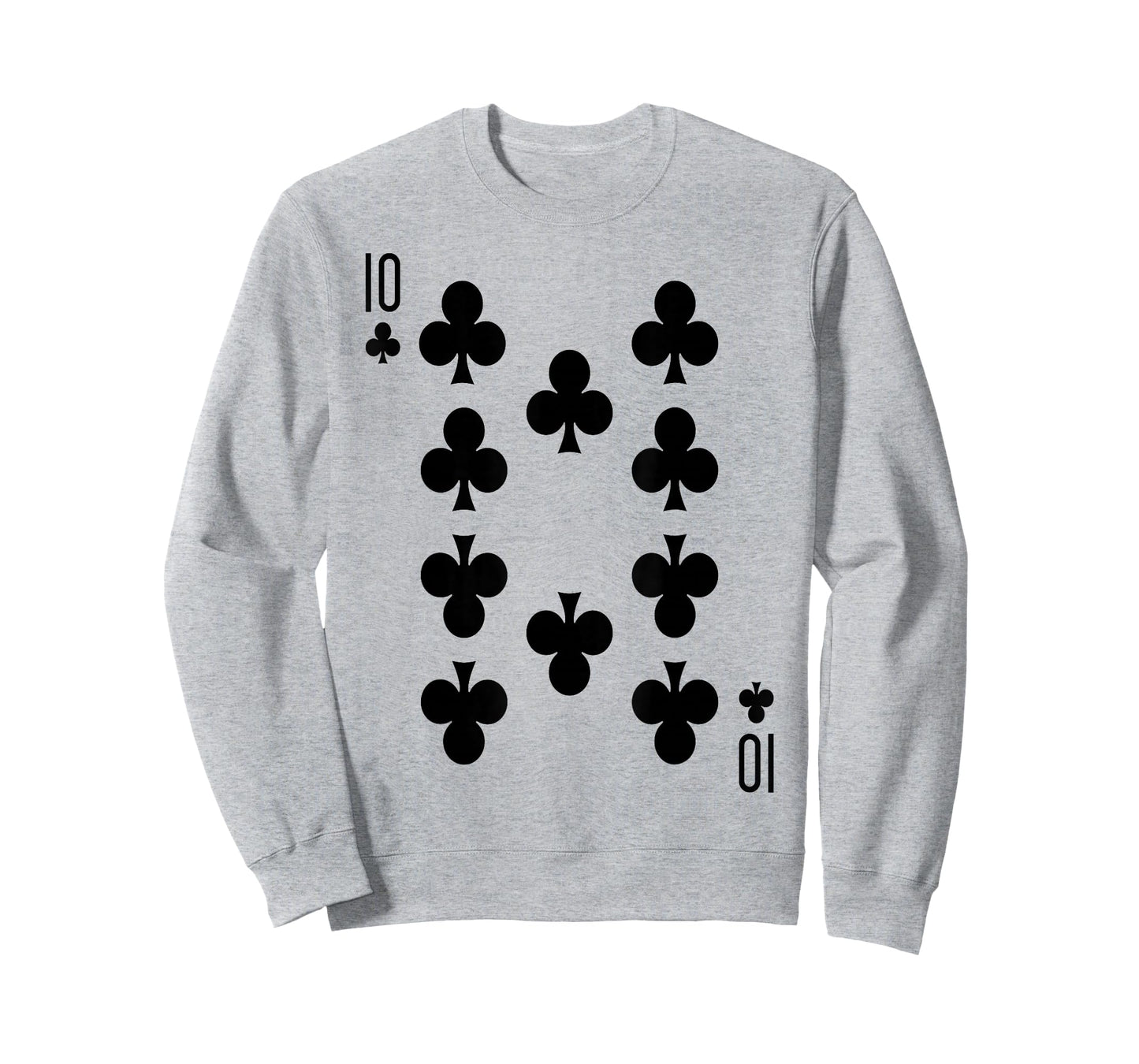 Ten of Clubs | Royal Flush Group Costume Playing Card T-Shirt