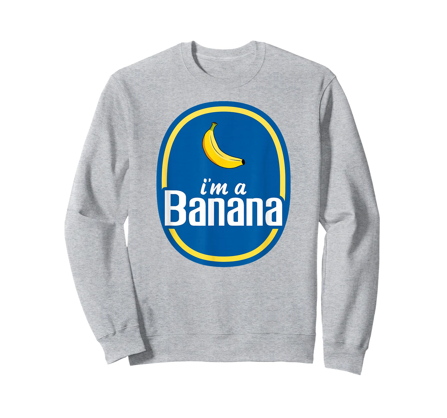 I'm A Banana Costume Halloween Fruit Sticker Yellow Funny T-Shirt