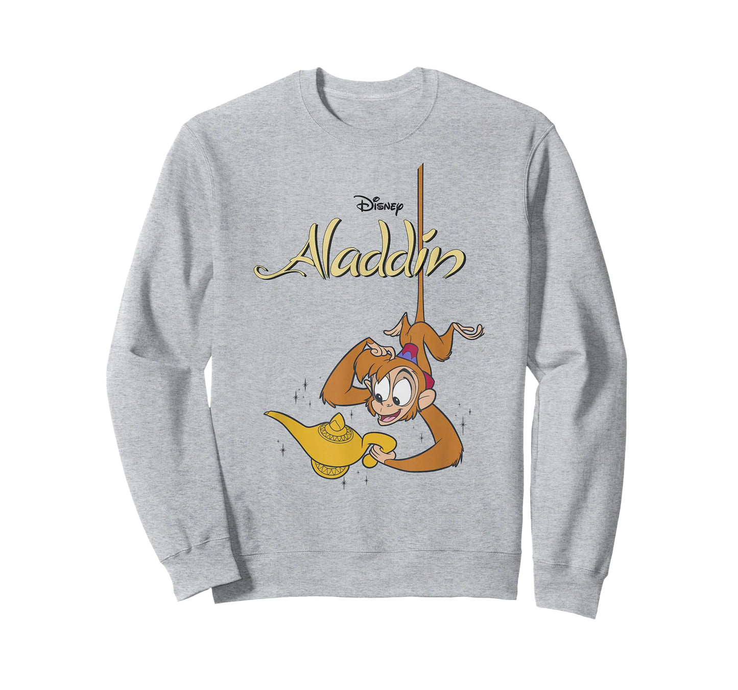 Disney Aladdin Magic Lamp & Abu Classic Vintage Movie Poster T-Shirt
