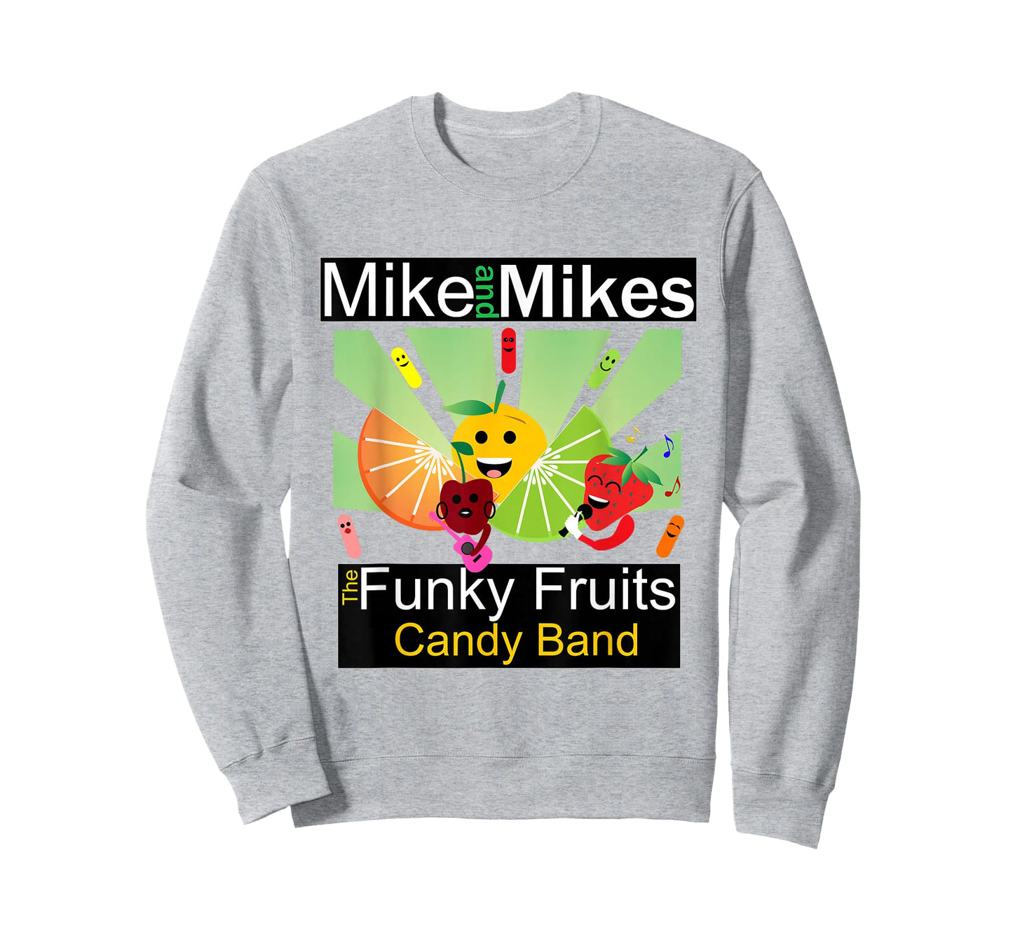 Fruit Candy Funny Band Mike and Mikes Adults Kids Green T-Shirt
