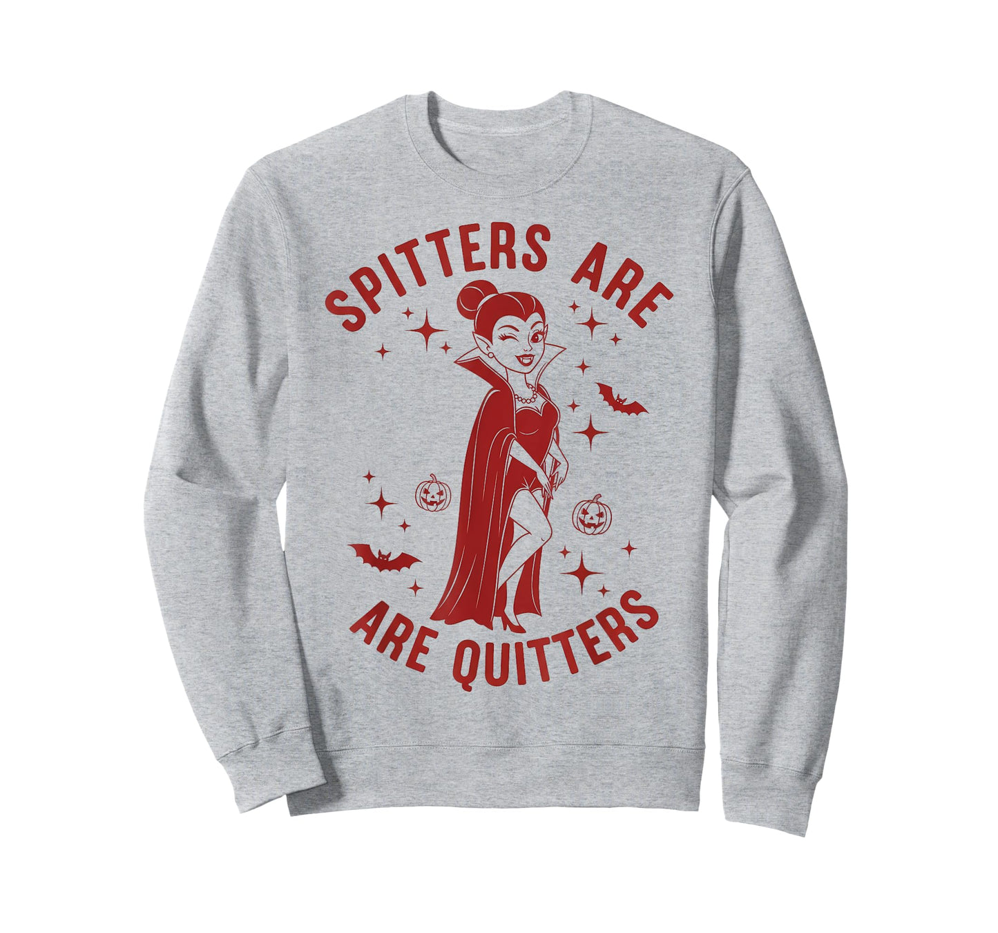 Spitters Are Quitters Witty Vampire Halloween Costume 2025 T-Shirt