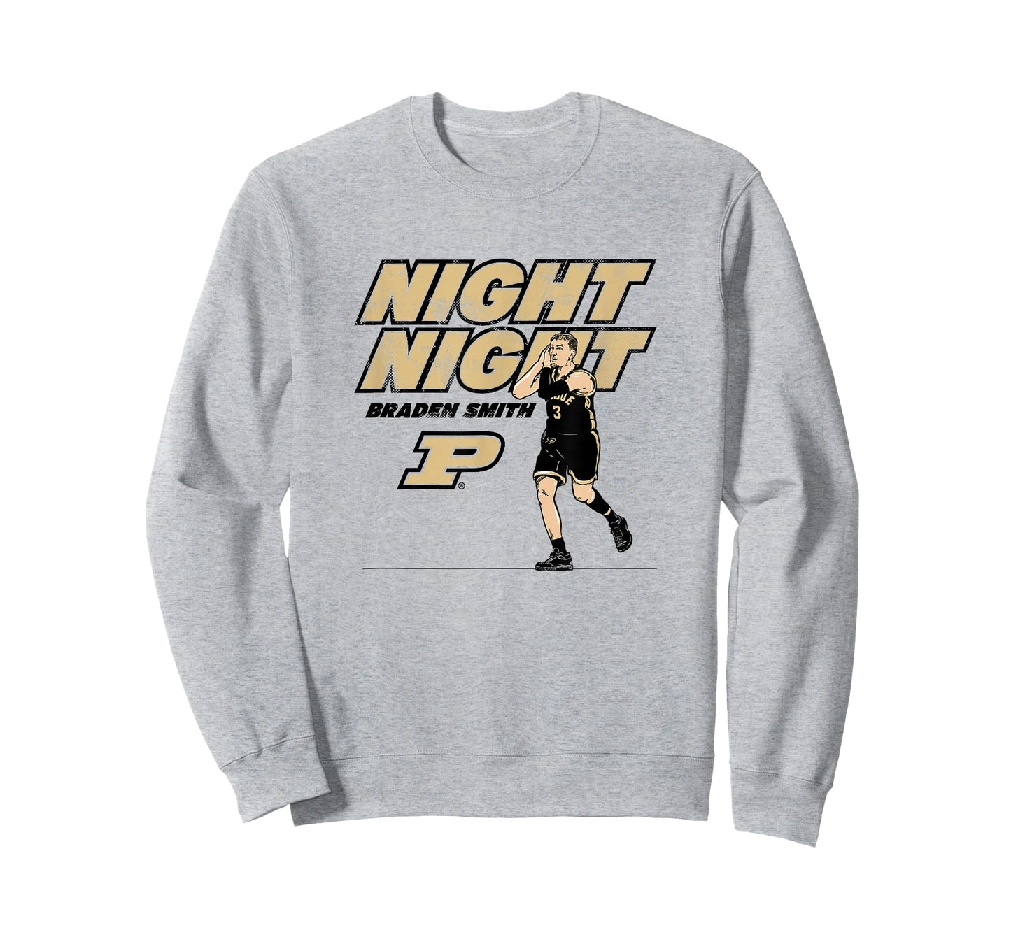 Purdue Basketball: Braden Smith Night-Night T-Shirt