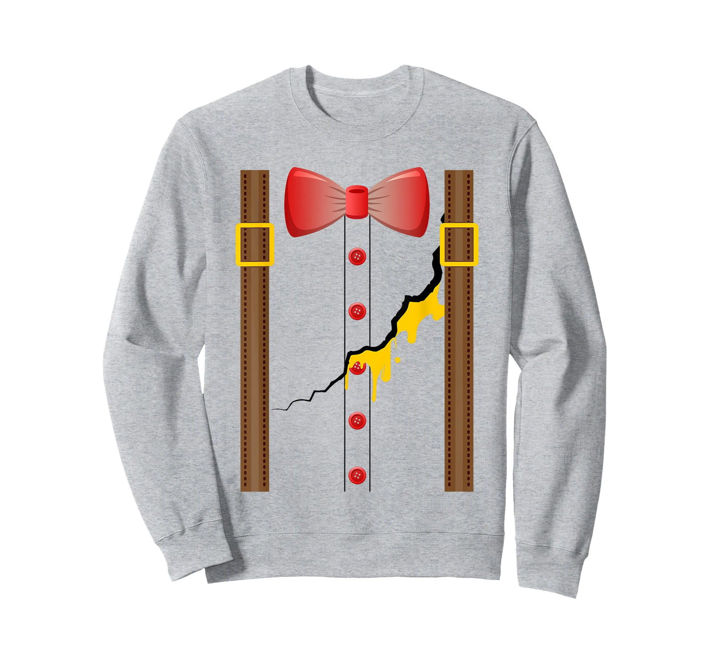 Humpty Dumpty Halloween Costume Cracked Egg T-Shirt