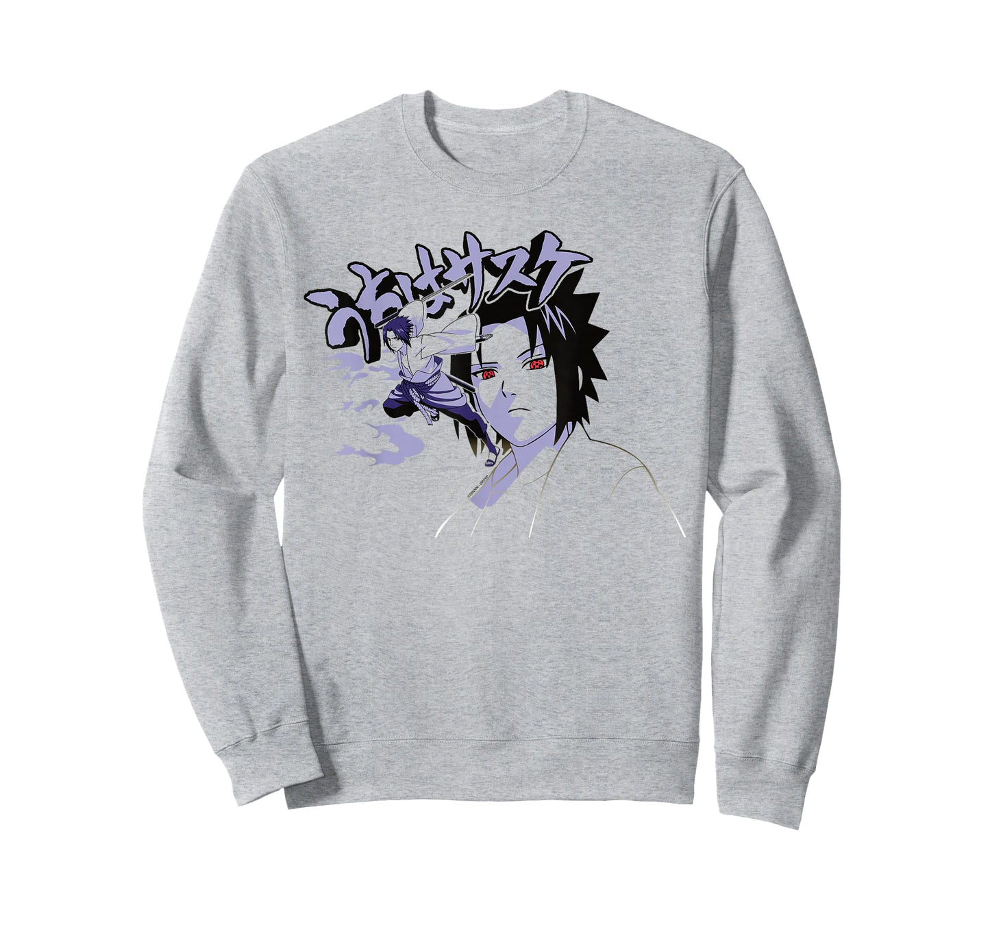 Naruto Shippuden Sasuke Curse Symbol with Jutsu T-Shirt