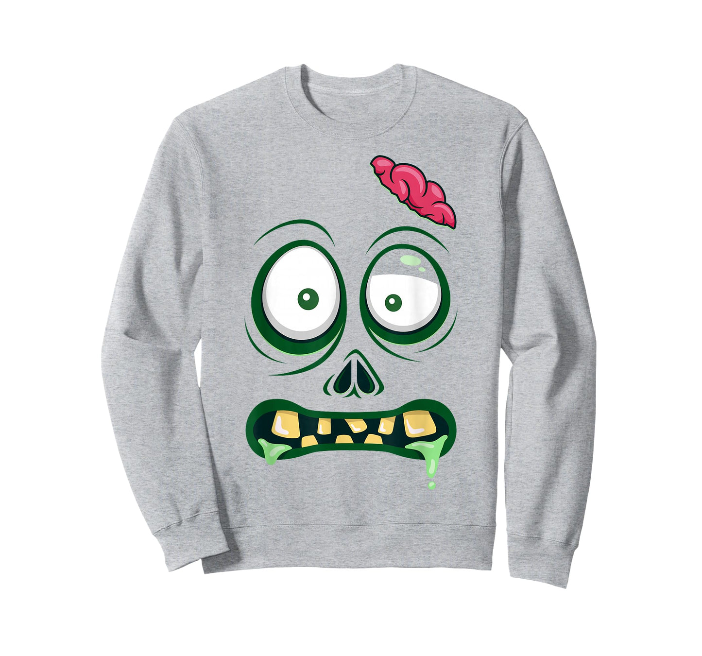 Monster Face Halloween Matching Costume Zombie Men Women Kid T-Shirt