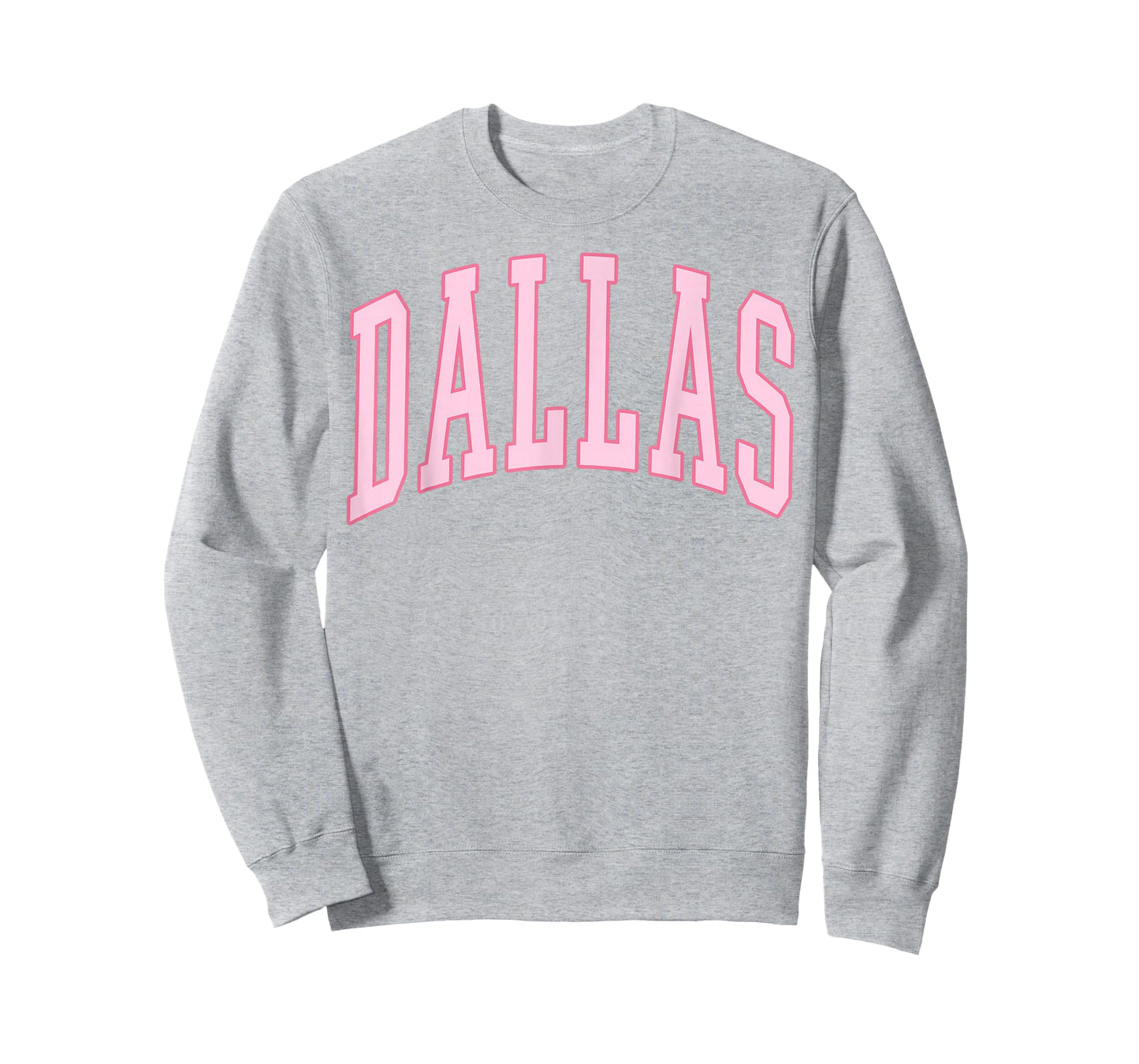 Dallas Vintage Preppy Varsity Pink Sports T-Shirt