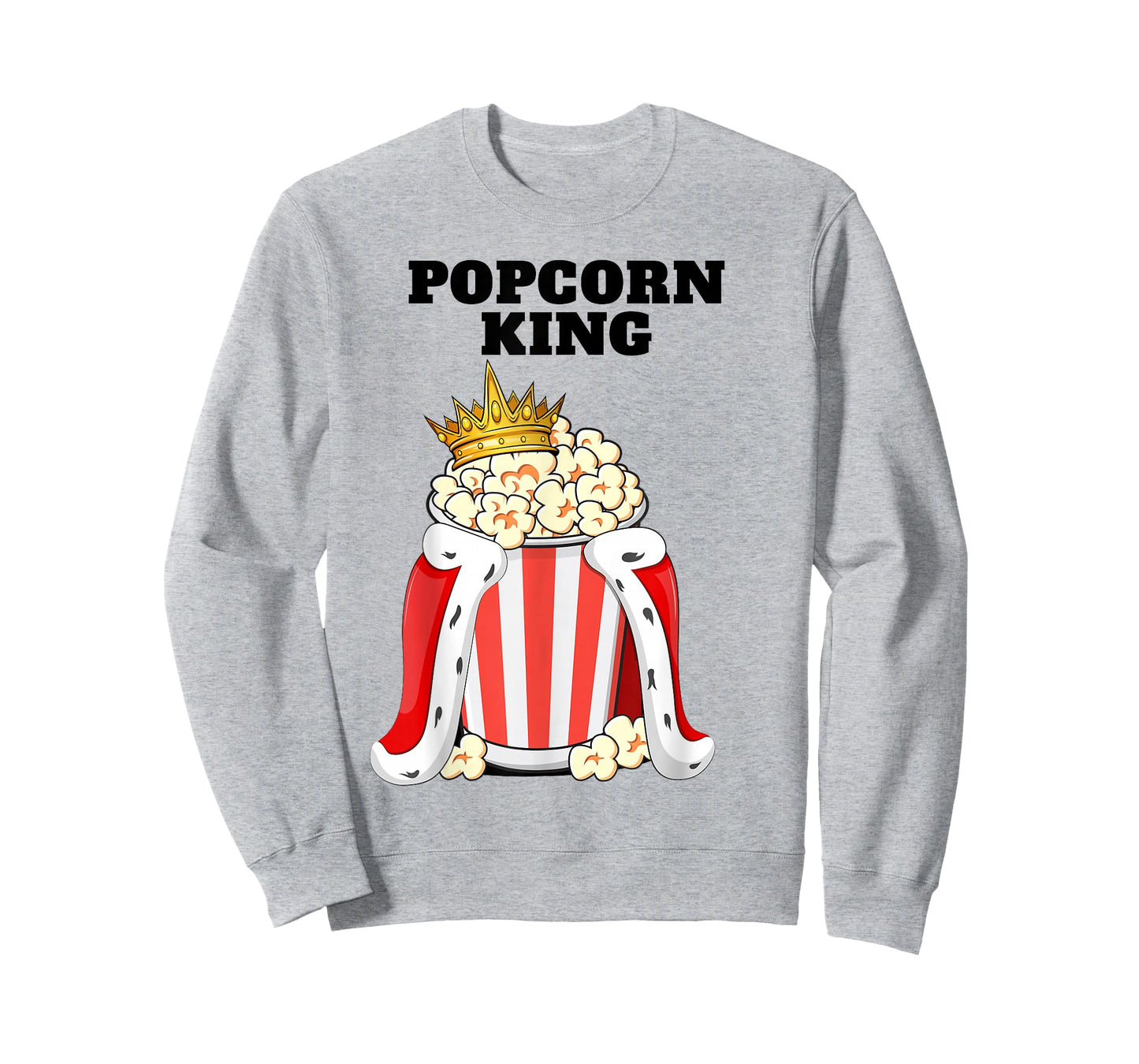 Popcorn King | Mens Popcorn Lover Shirt | Cute Popcorn T-Shirt