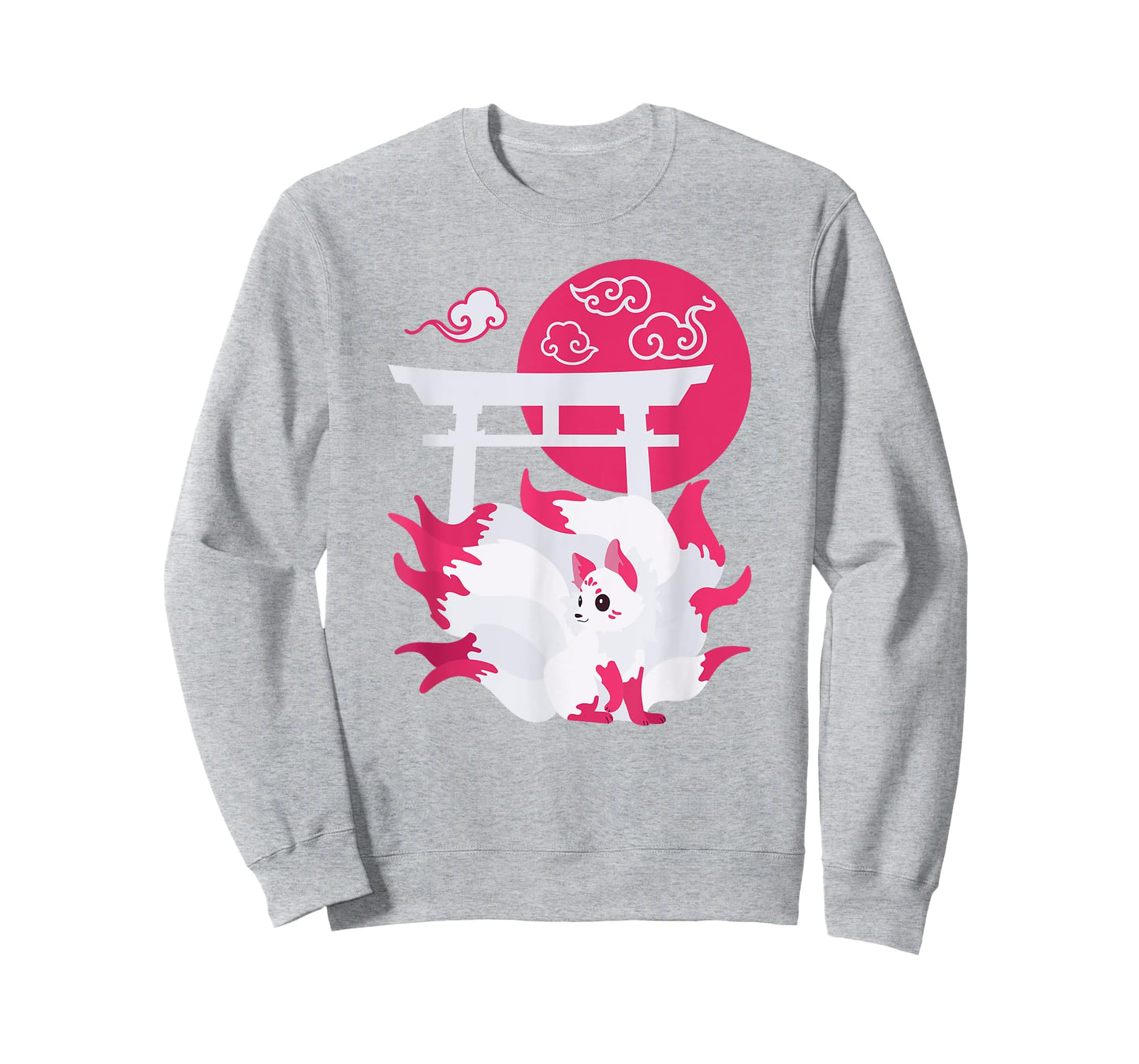 Nine-tailed Fox Kitsune Japanese Anime T-Shirt