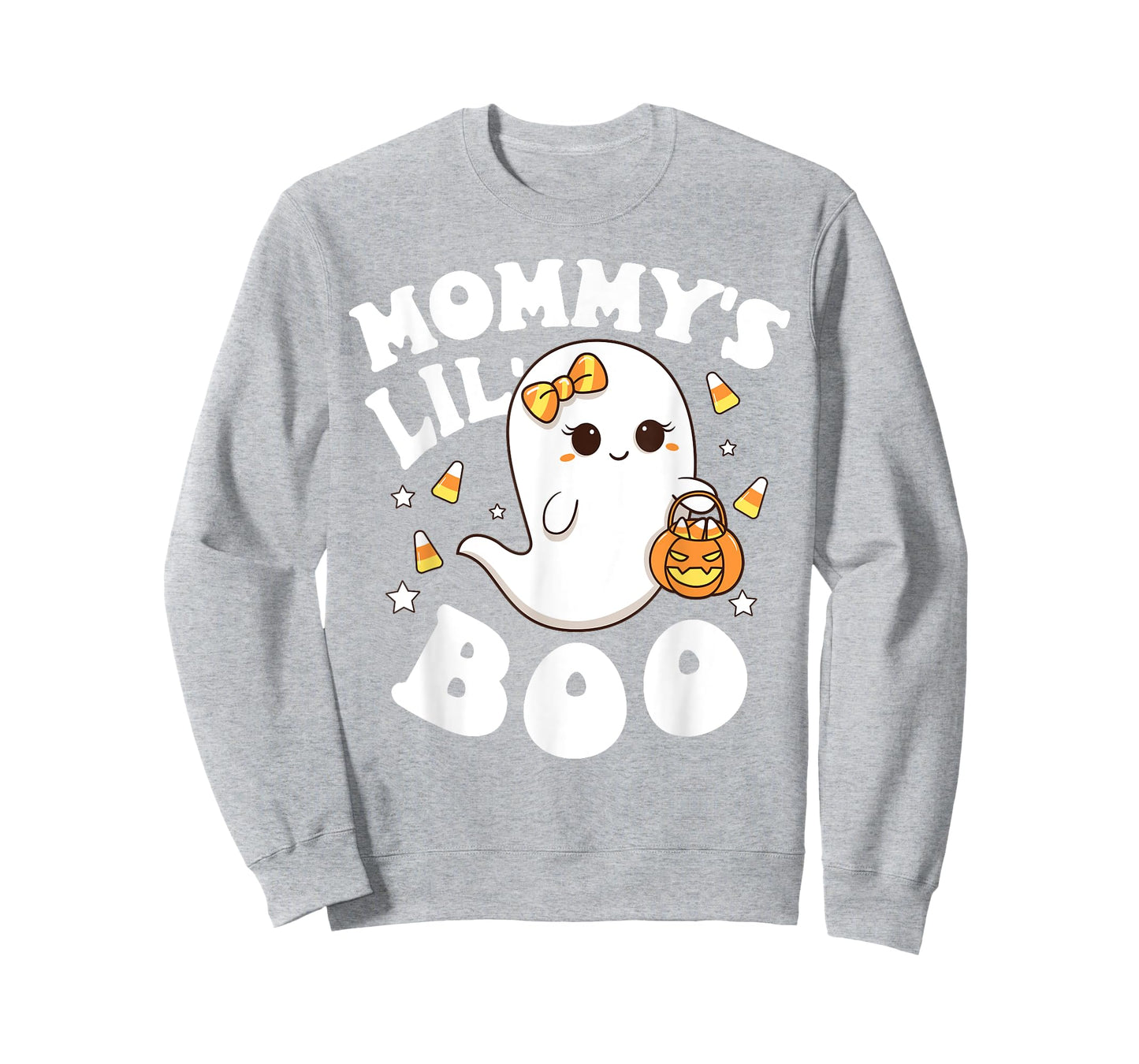 Mommy's Lil' Boo Baby Girls Toddler Halloween Cute Boo Ghost T-Shirt