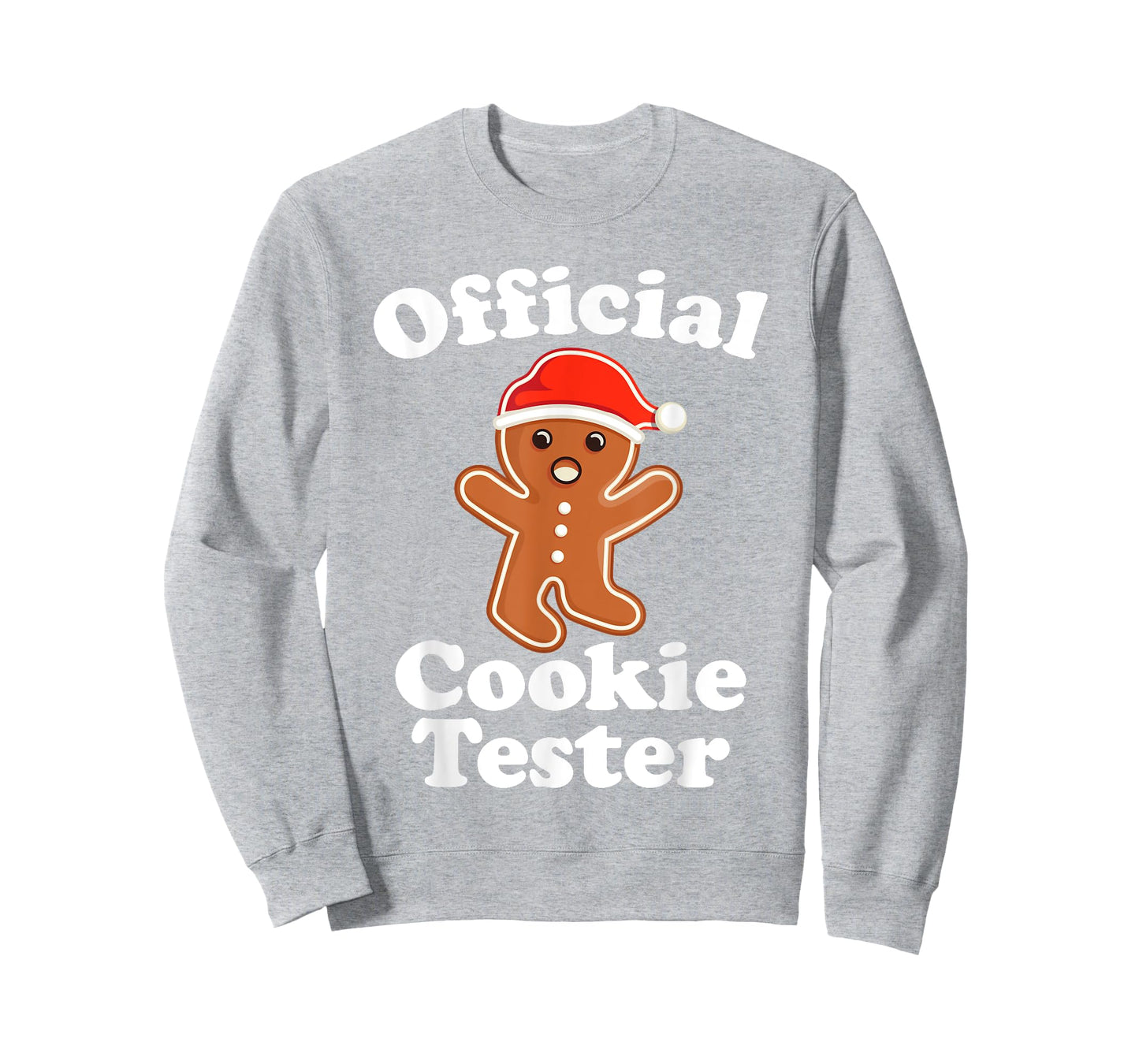 Funny Gingerbread Man Official Cookie Tester Christmas T-Shirt