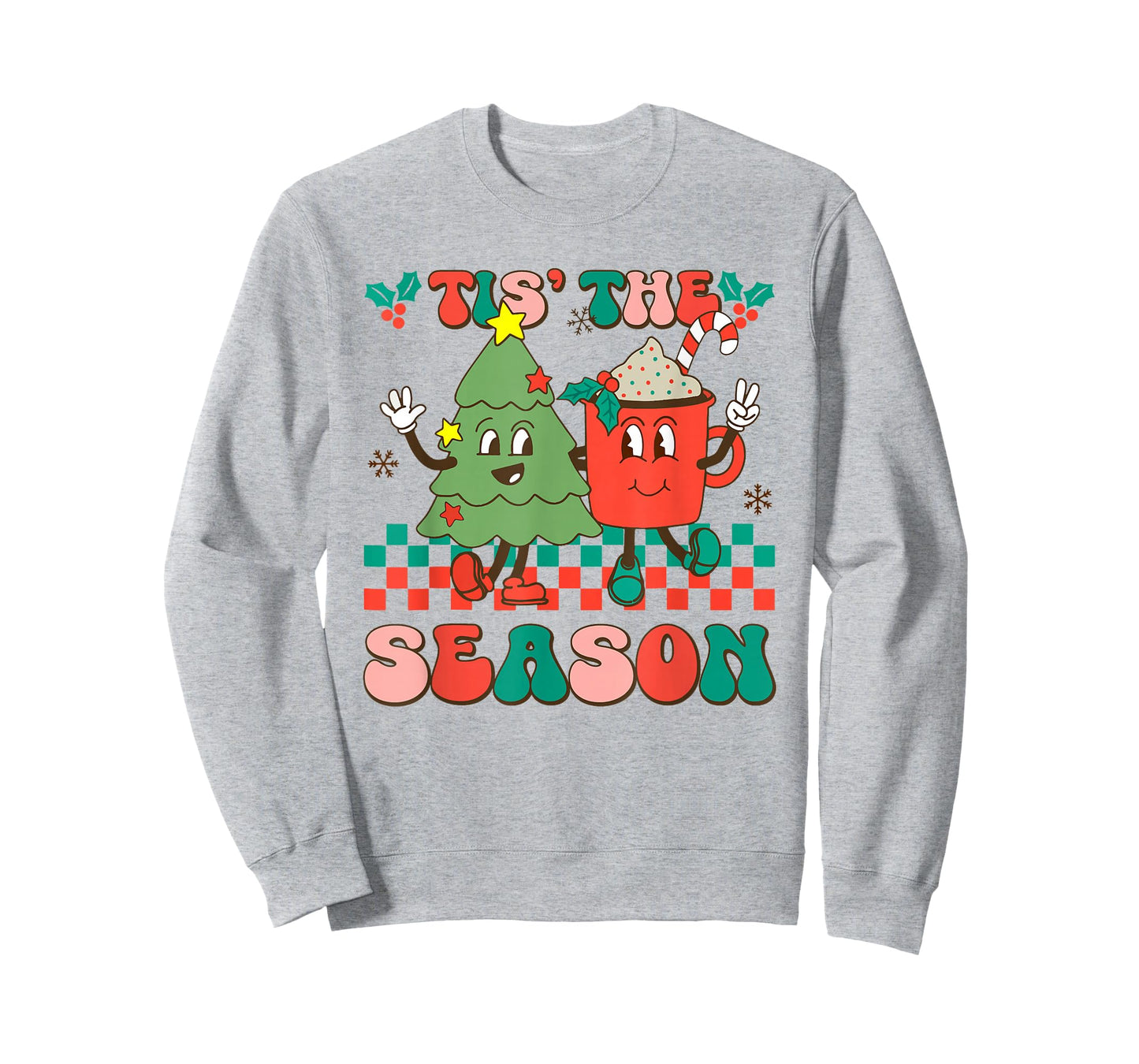 Tis The Season Retro Christmas Outfit T-Shirt