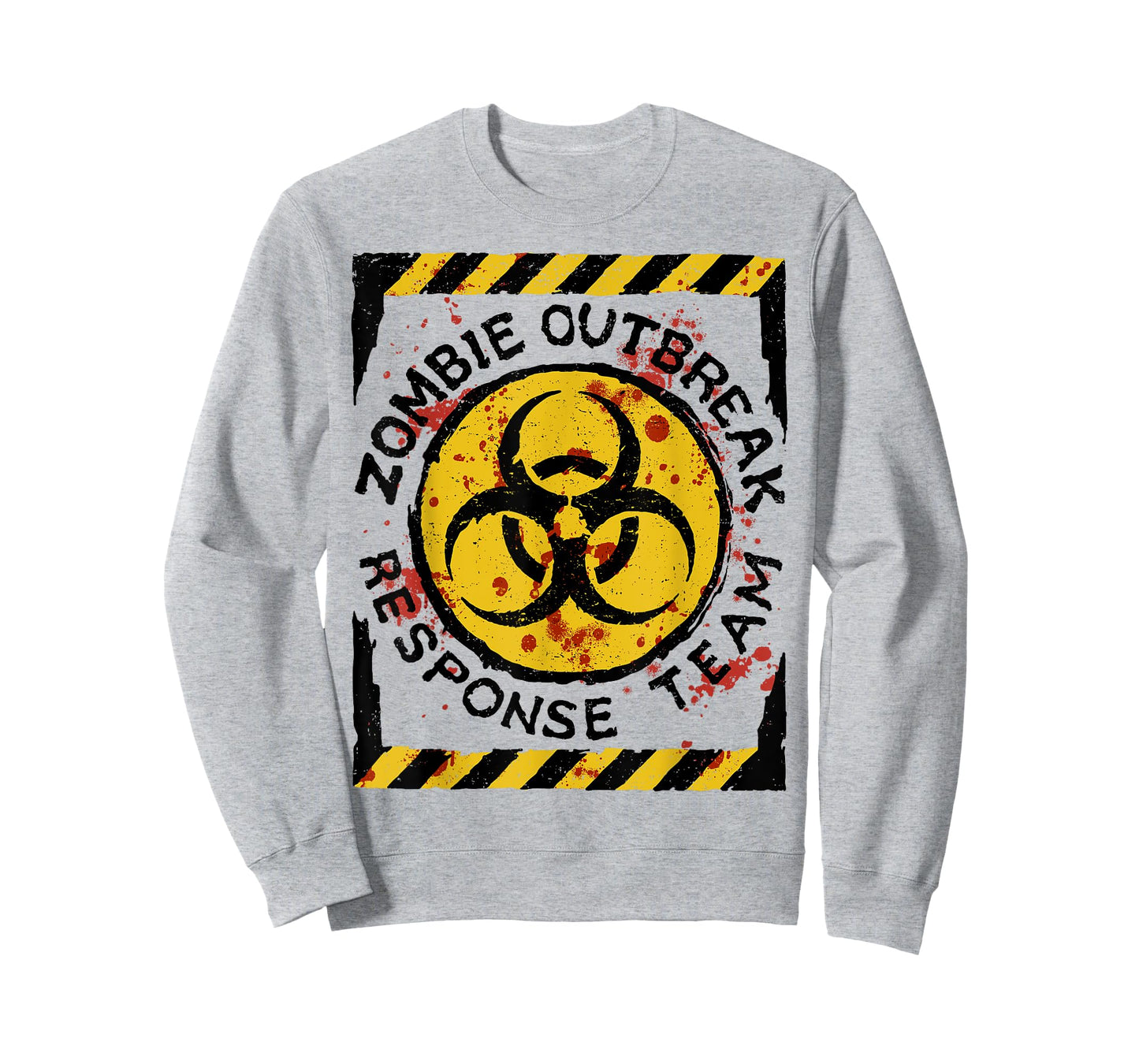 Zombie Outbreak Halloween Response Team Funny Men Apocalypse T-Shirt