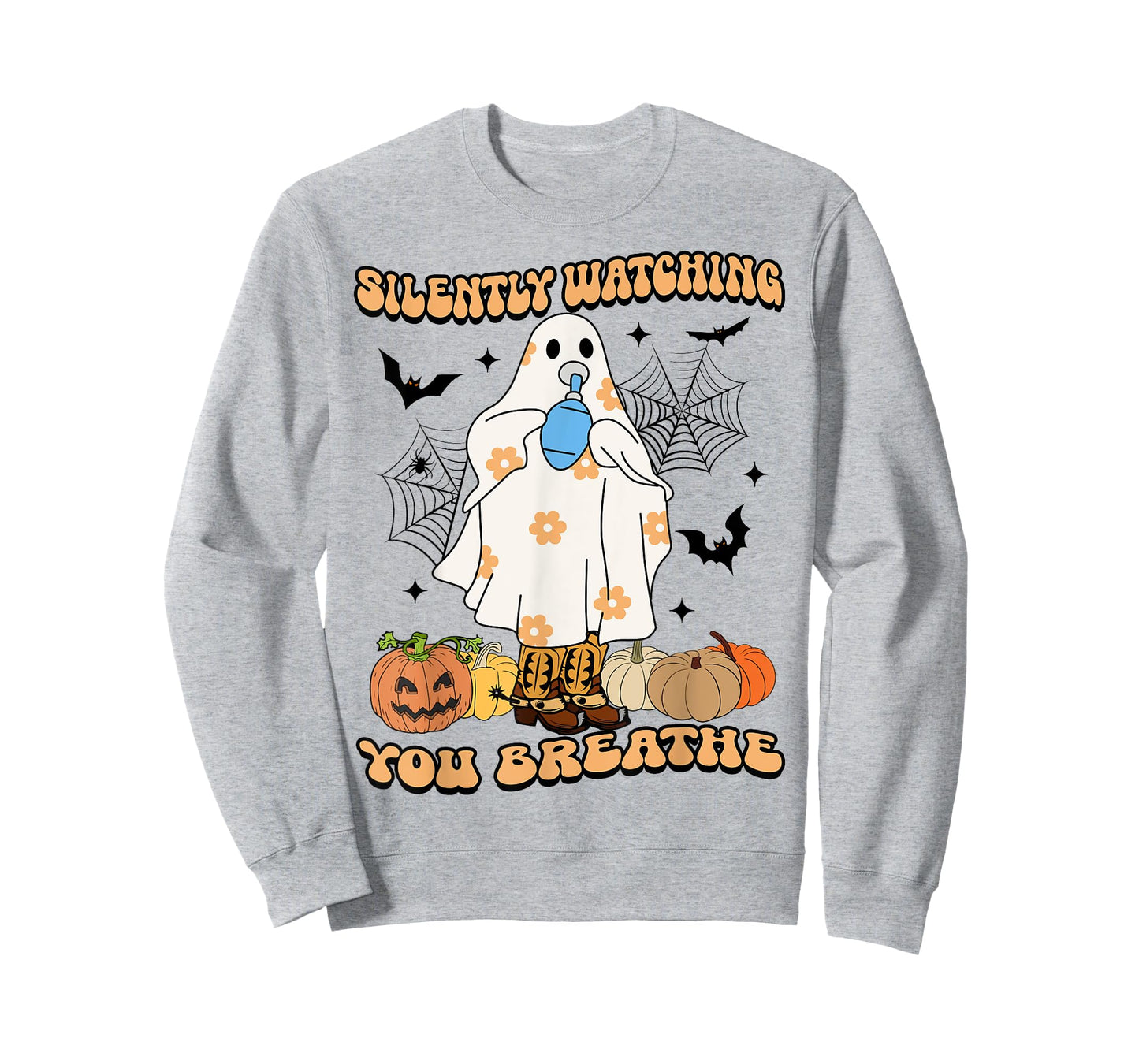 Respiratory Therapist Ghost, Silently Watching You Breathe T-Shirt