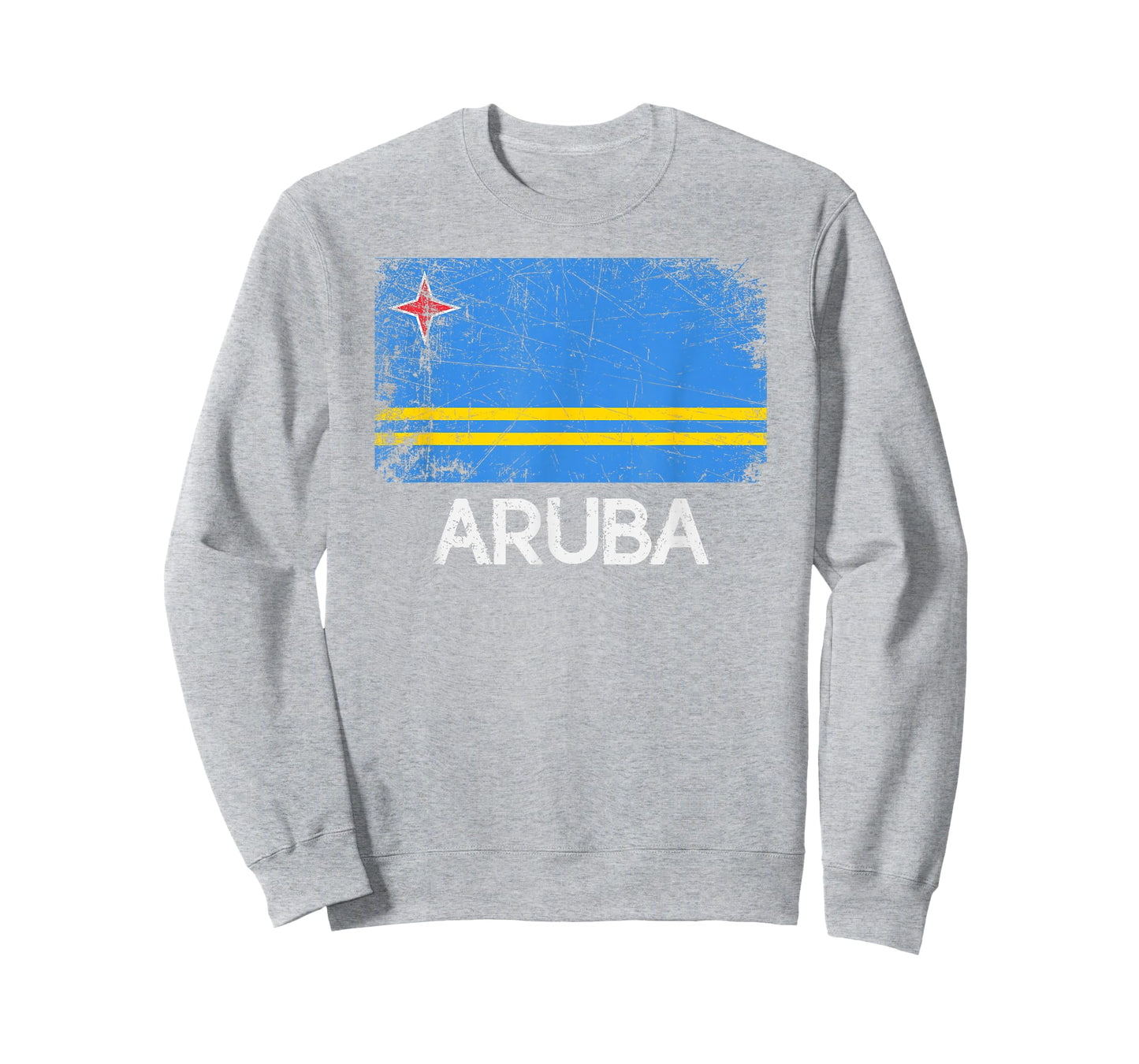 Aruban Flag T-Shirt | Vintage Made In Aruba Gift T-Shirt