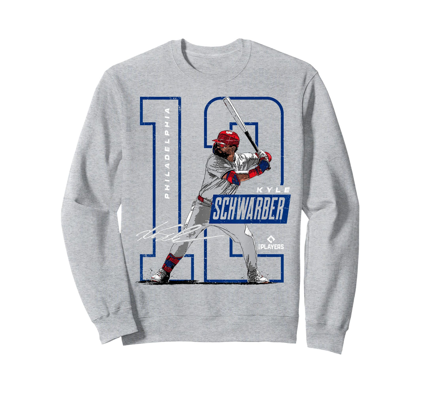 License Champs Kyle Schwarber | Philadelphia Baseball Players | MLBSWB3002 T-Shirt, Small, Red