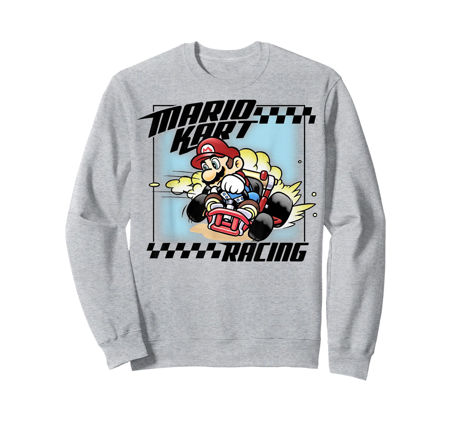 Mario Kart Racing Slide Drift Graphic T-Shirt T-Shirt