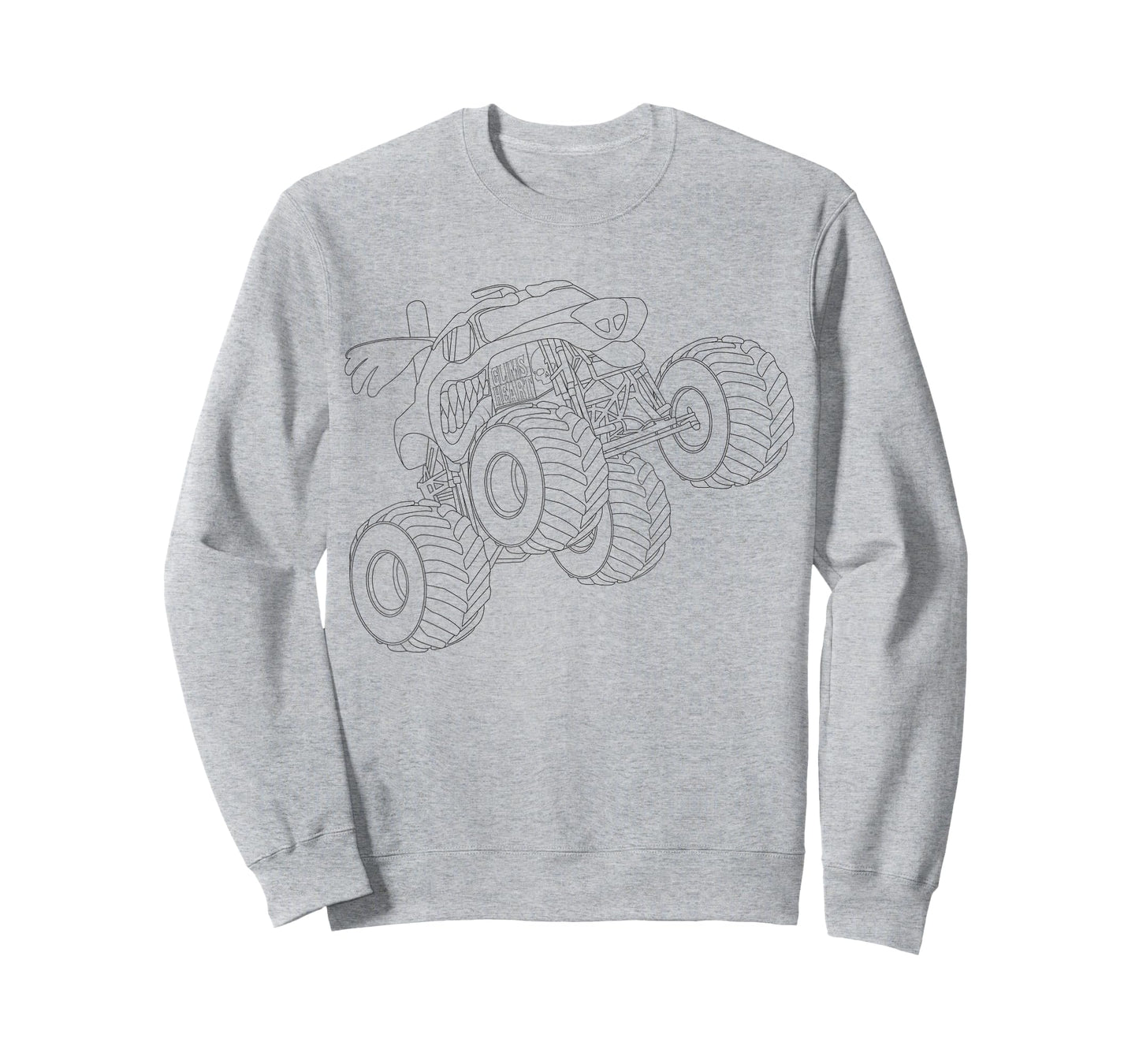Monster truck mandala coloring for children T-Shirt