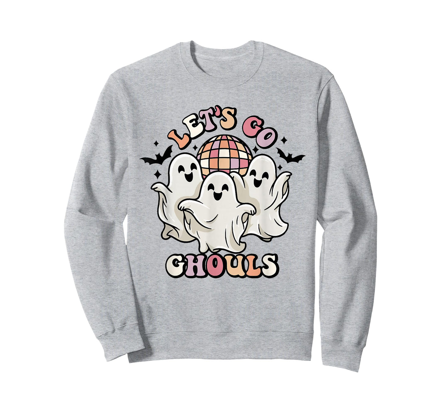 Lets Go Ghouls Halloween Disco Ghosts T-Shirt