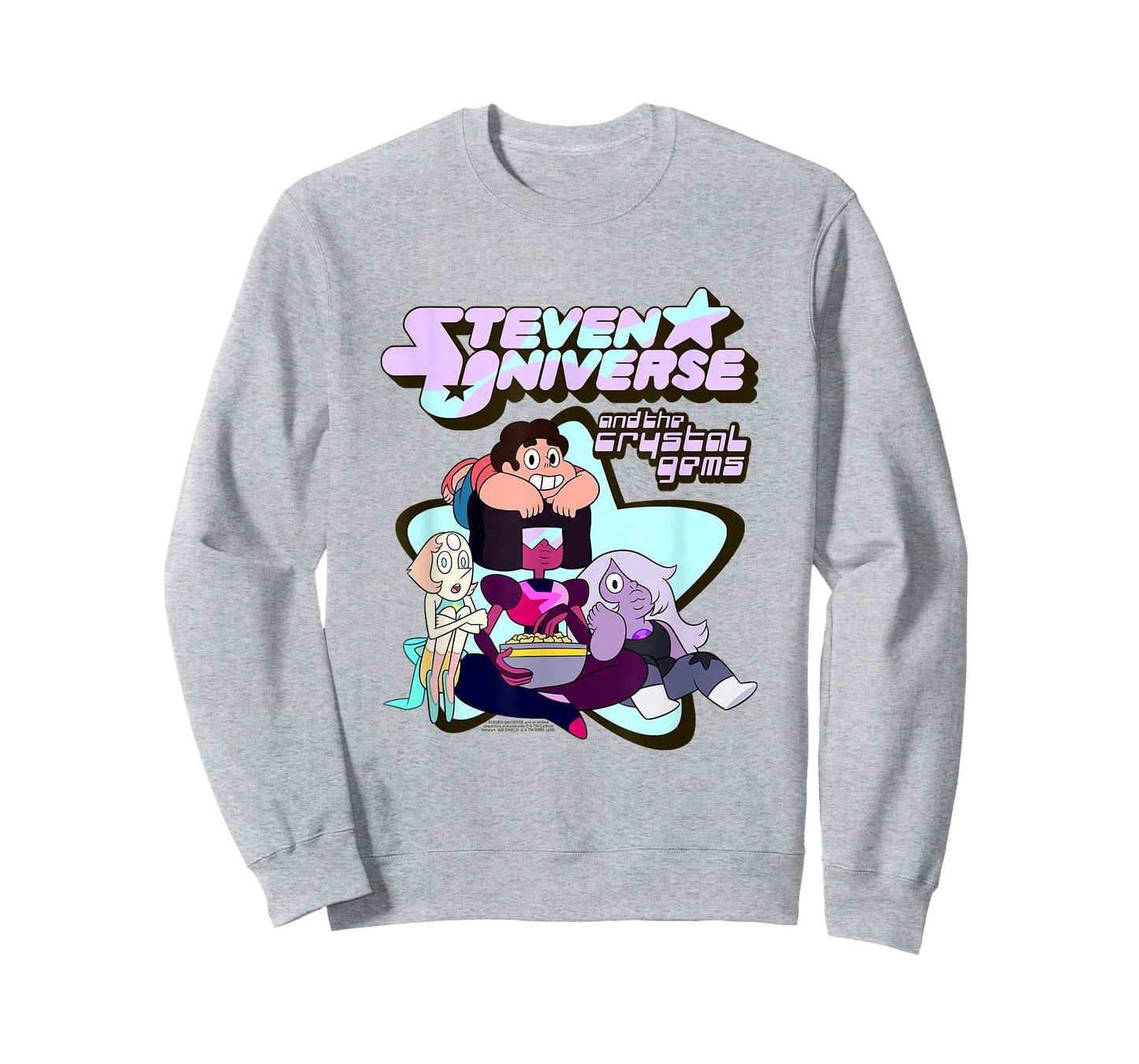 Steven Universe The Crystal Gems Star Photo Cartoon T-Shirt