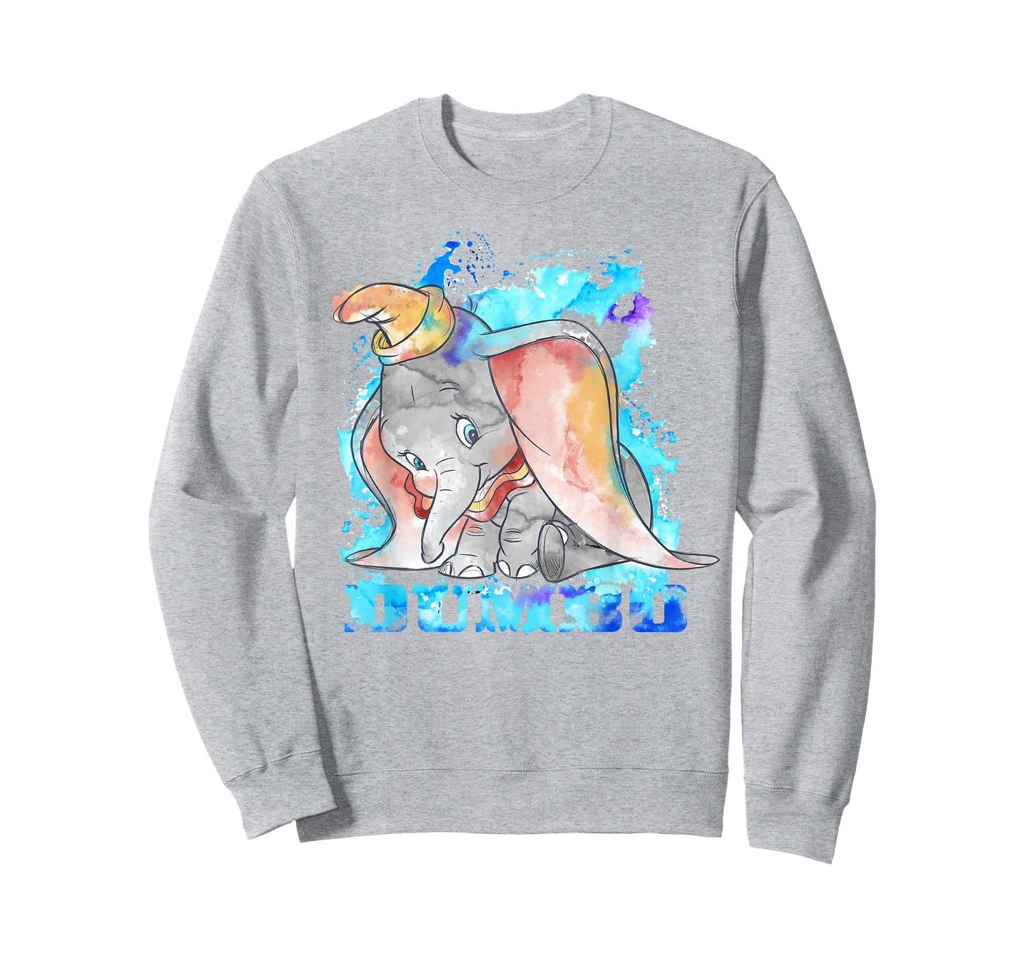 Disney Dumbo Watercolor Portrait T-Shirt Small