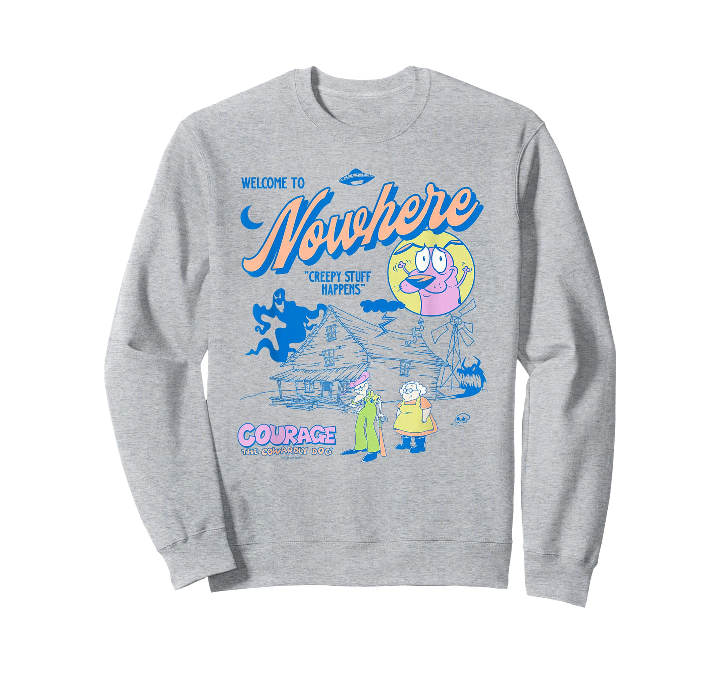 Courage the Cowardly Dog Welcome to Nowhere Cartoon T-Shirt