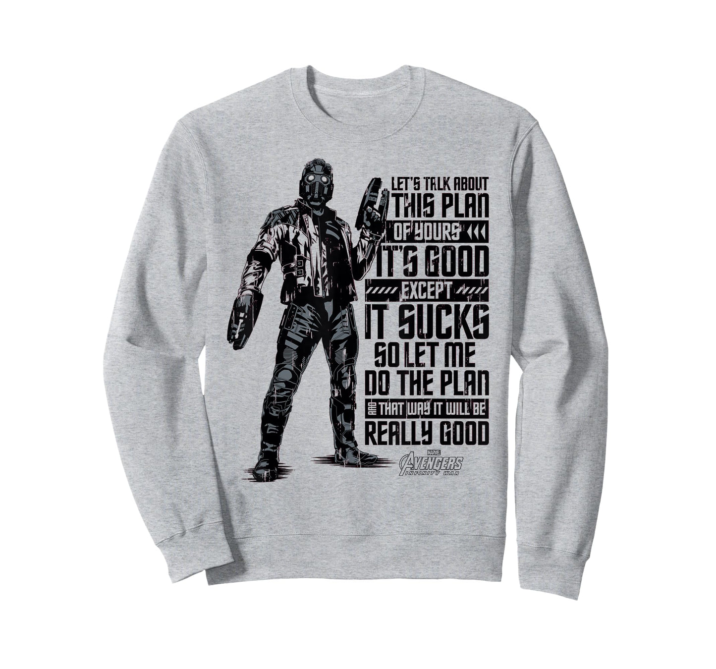 Marvel Infinity War Star-Lord The Plan Graphic T-Shirt T-Shirt