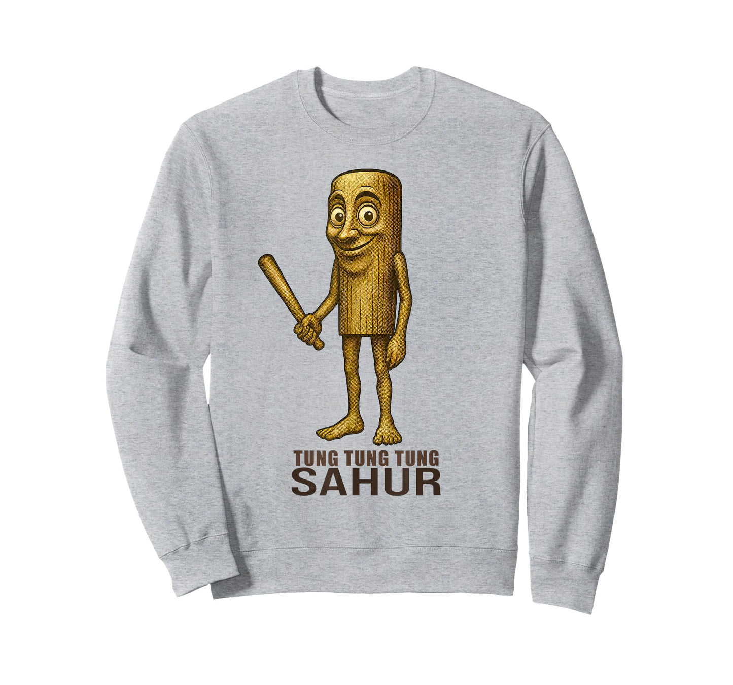 Tung Tung Tung Sahur - Funny Italian Brainrot Kids Meme T-Shirt