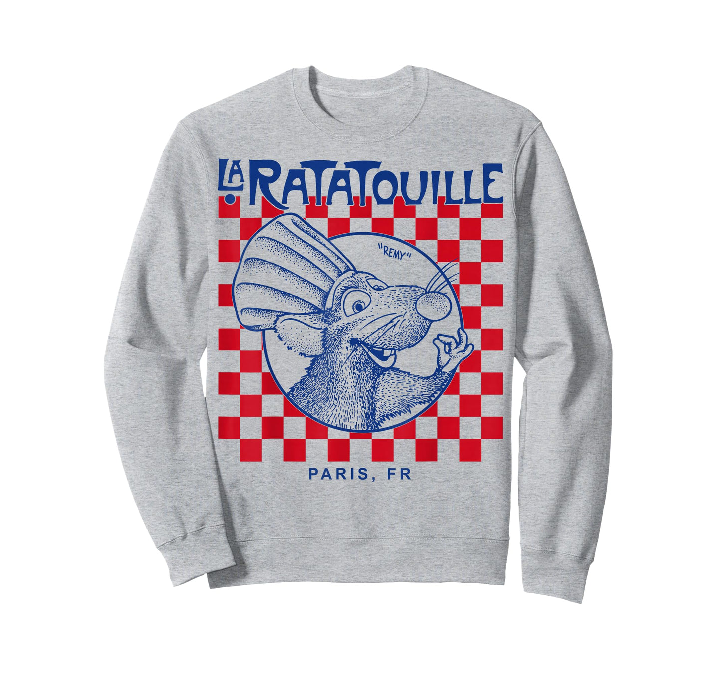 Disney Pixar Ratatouille Remy Paris Checkerboard Vintage T-Shirt