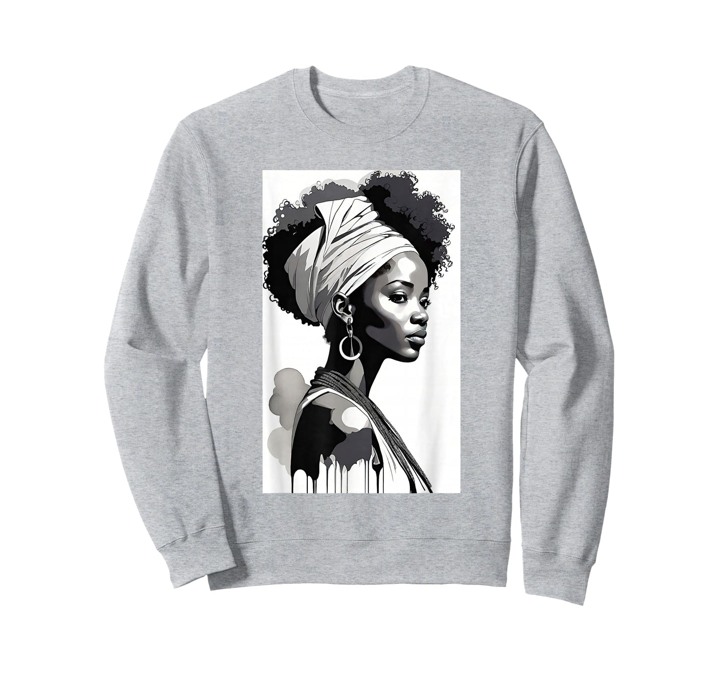Afro Women Artwork African Women Graphic T-Shirt