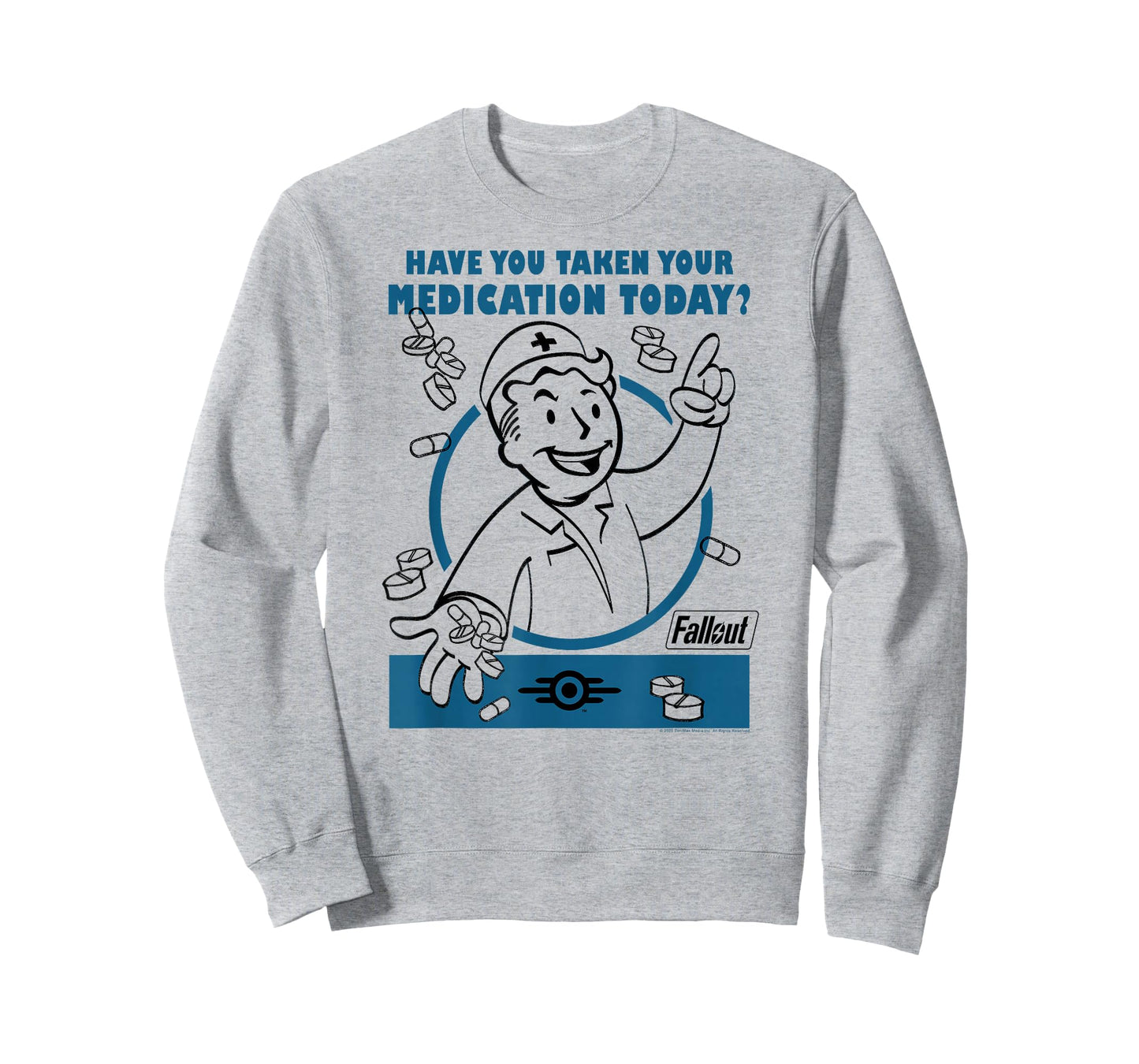 Fallout Video Game Vault Boy Taken Your Medication Today? T-Shirt