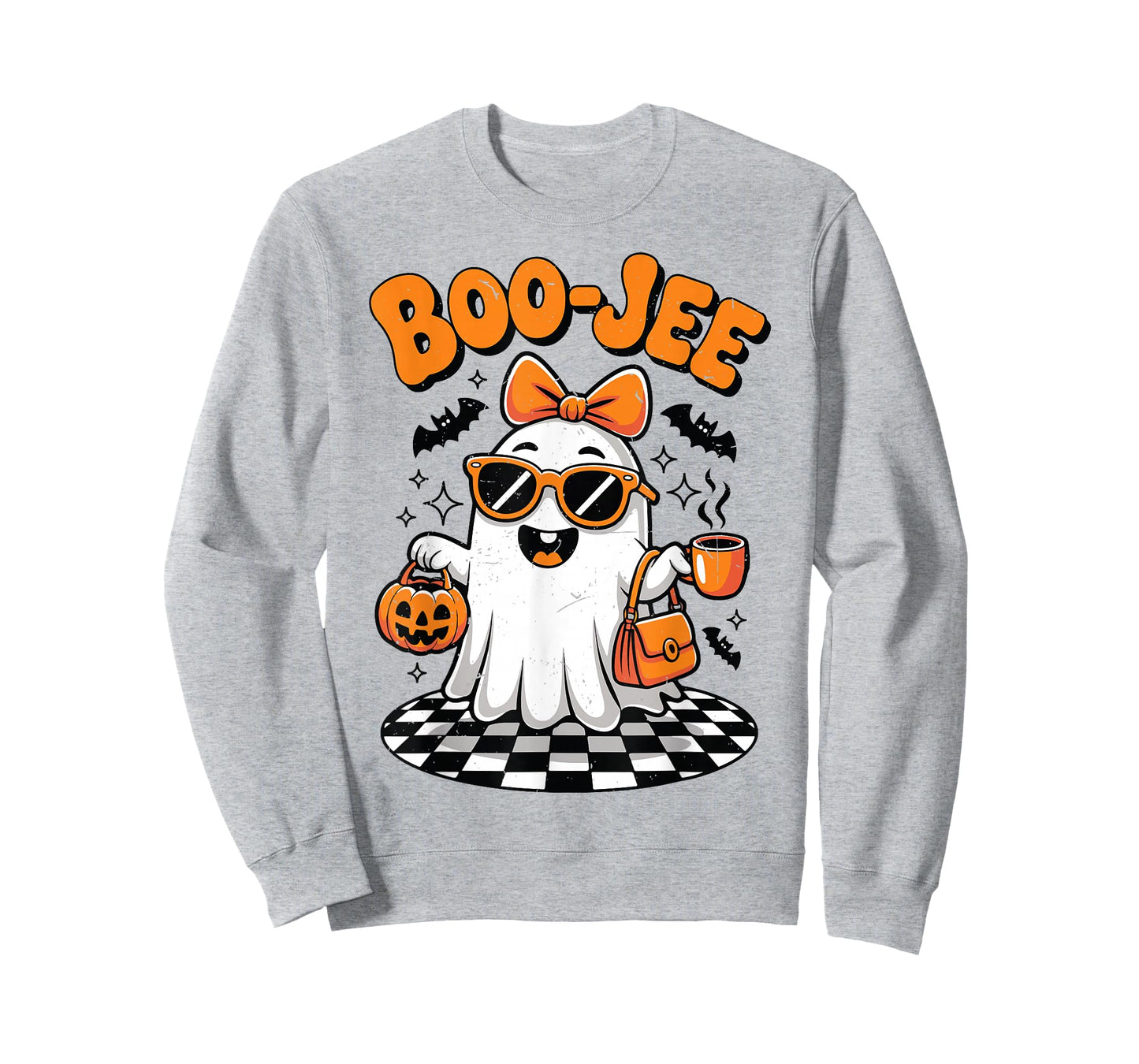 Cute Ghost Boo-JEE Boujee Halloween Teen Girl Toddler Funny T-Shirt