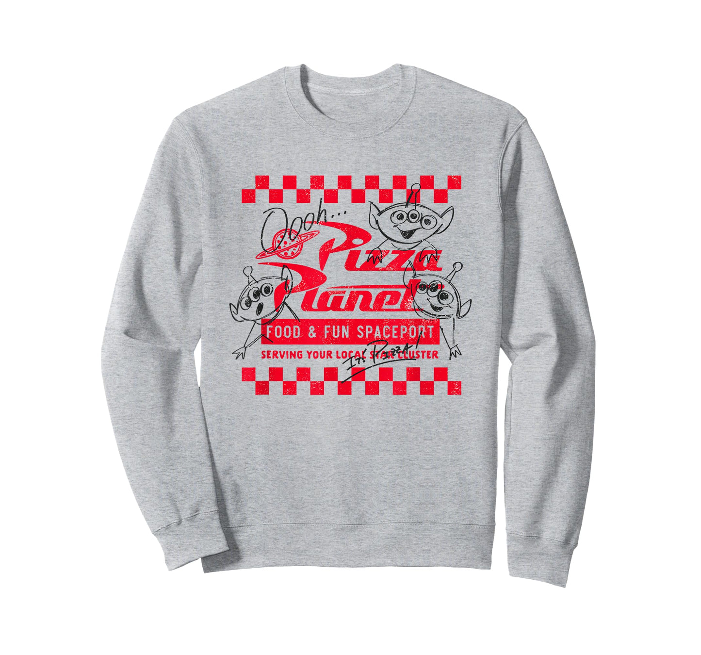 Disney Pixar Toy Story Pizza Planet Food & Fun Retro Logo T-Shirt