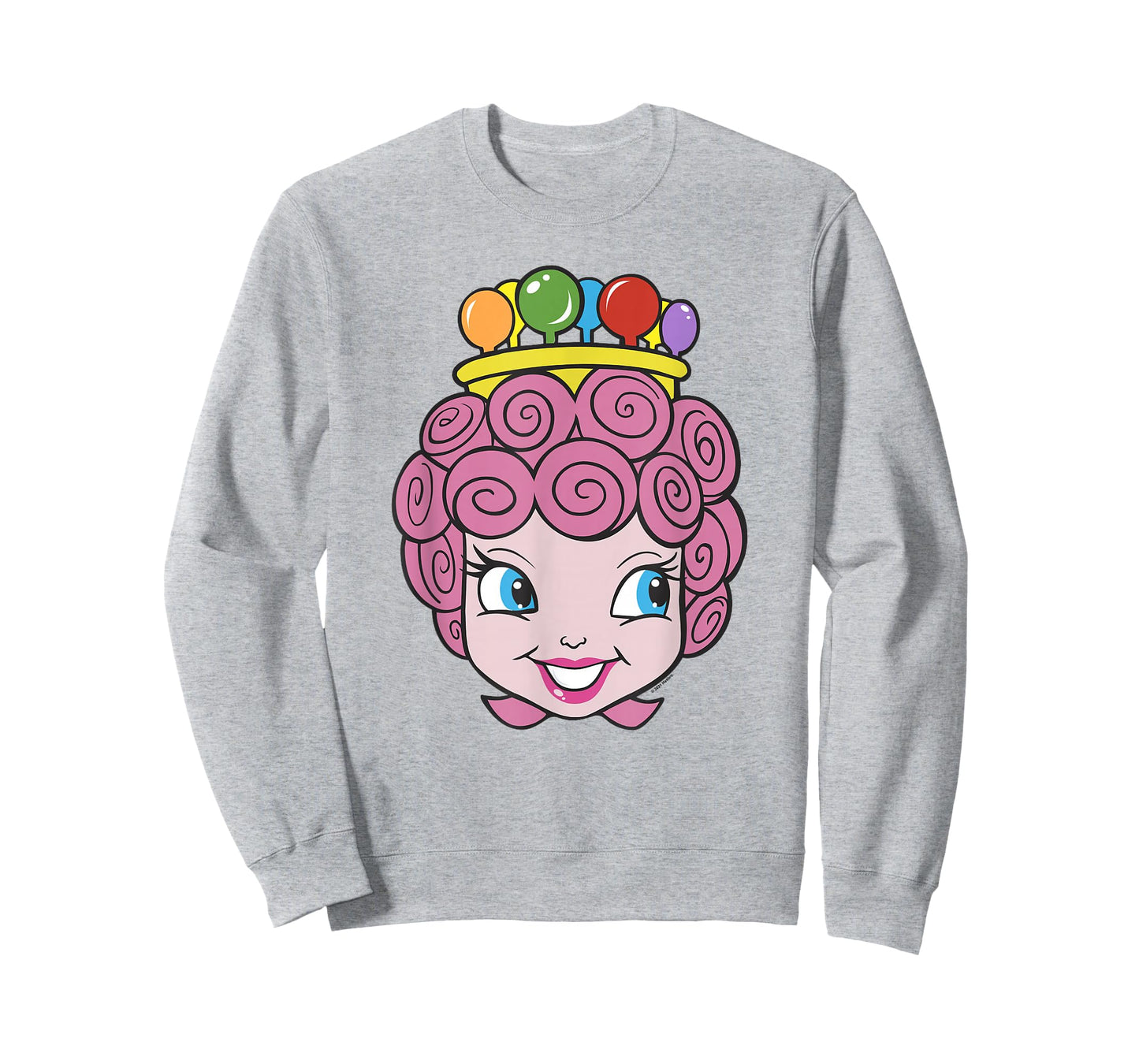 Candy Land Halloween Princess Lolly Big Face Portrait T-Shirt