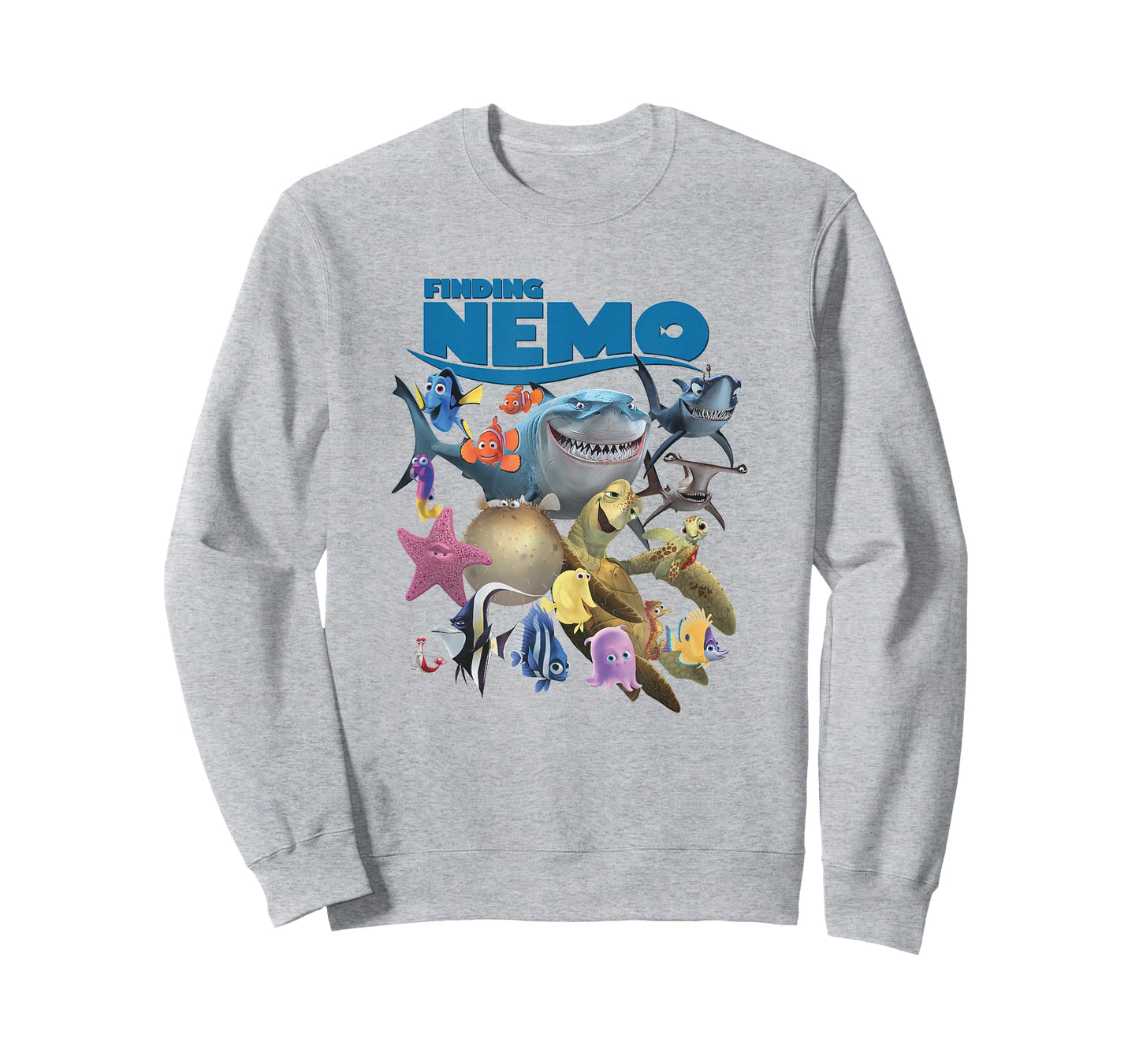 Disney Pixar Finding Nemo Iconic Characters Group Shot Logo T-Shirt