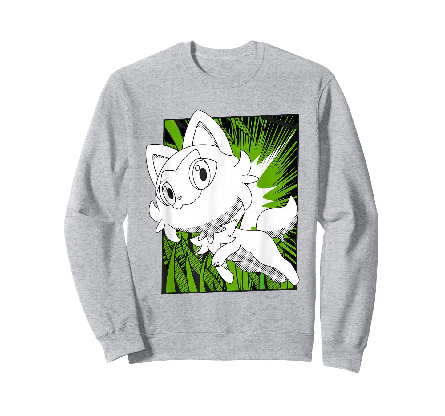 Pokémon Sprigatito In The Grass Manga Panel T-Shirt