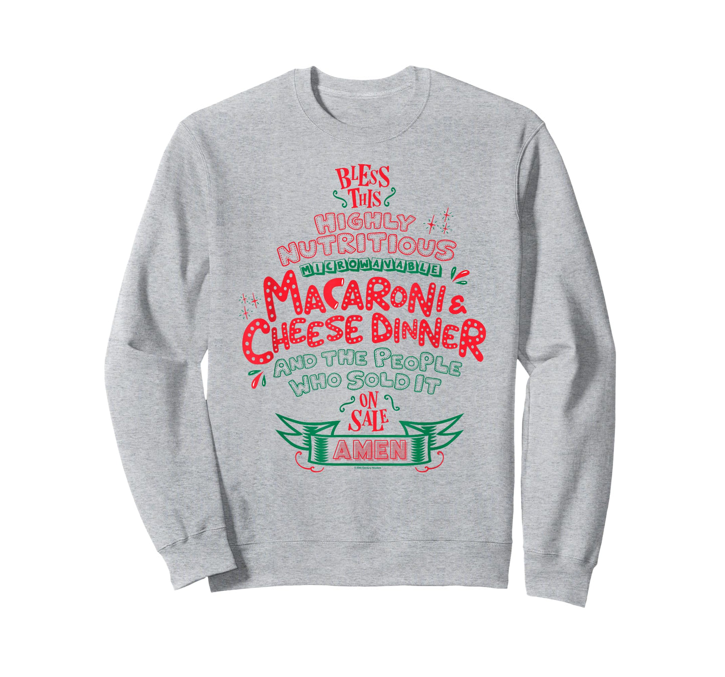 Home Alone Christmas Bless This Highly Nutritious Macaroni T-Shirt