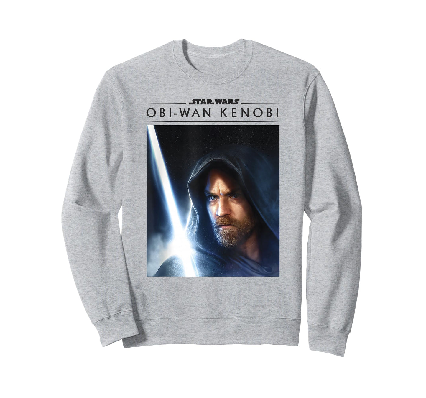 Star Wars: Obi-Wan Kenobi Big Face Lightsaber Poster T-Shirt
