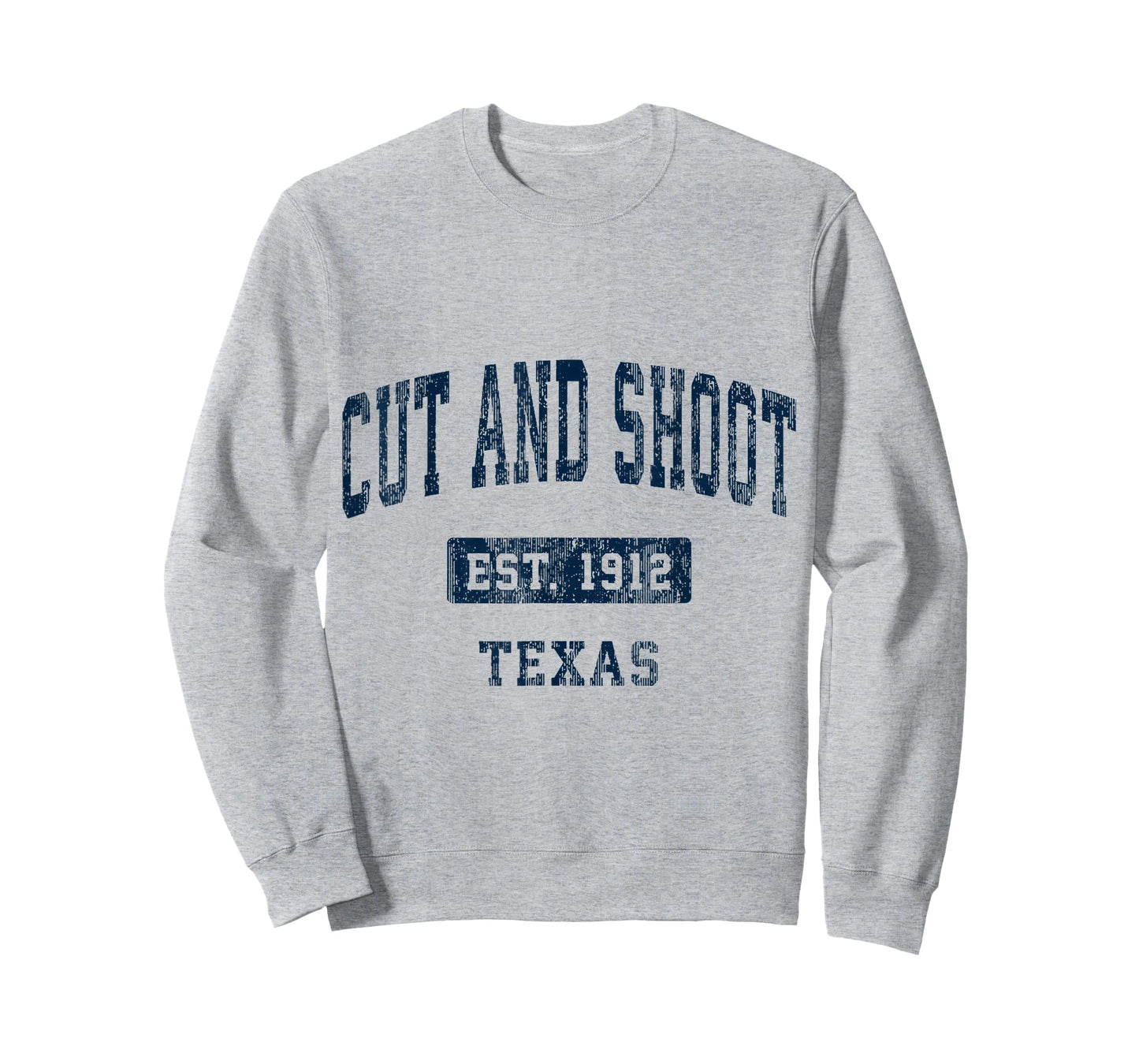 Cut and Shoot Texas TX Vintage Sports Established T-Shirt