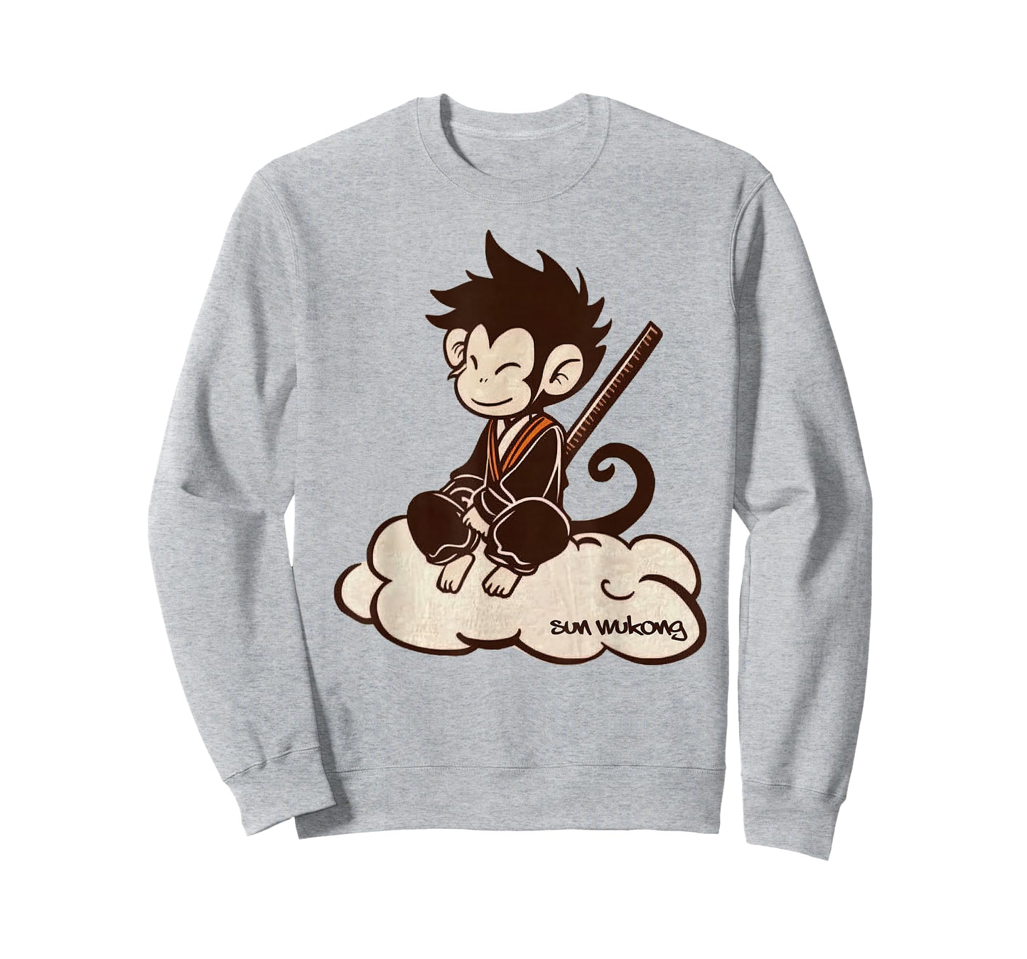 Sun Wukong surfing on a Cloud Monkey King Chinese Legend T-Shirt