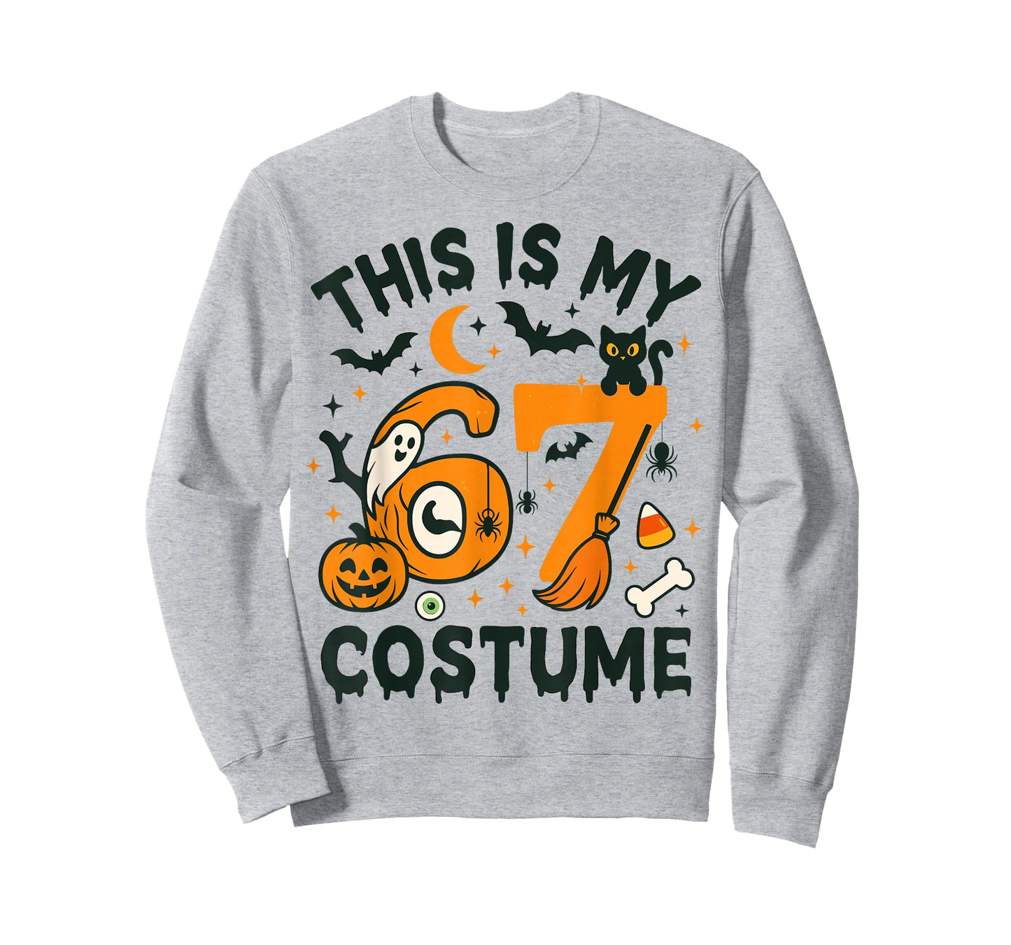 This is My Halloween 67 Costume Meme Saying 6 7 Number 6 7 T-Shirt