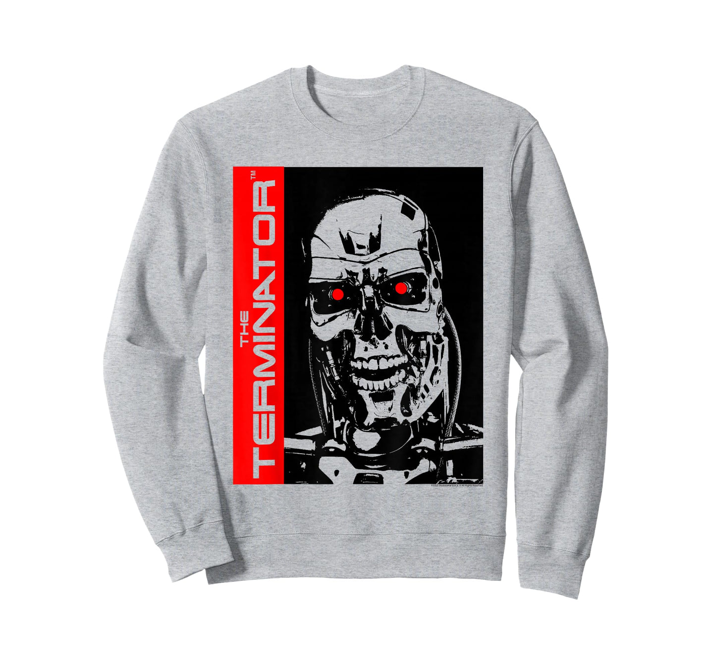 The Terminator High Contrast Endoskeleton Robot Action Movie T-Shirt