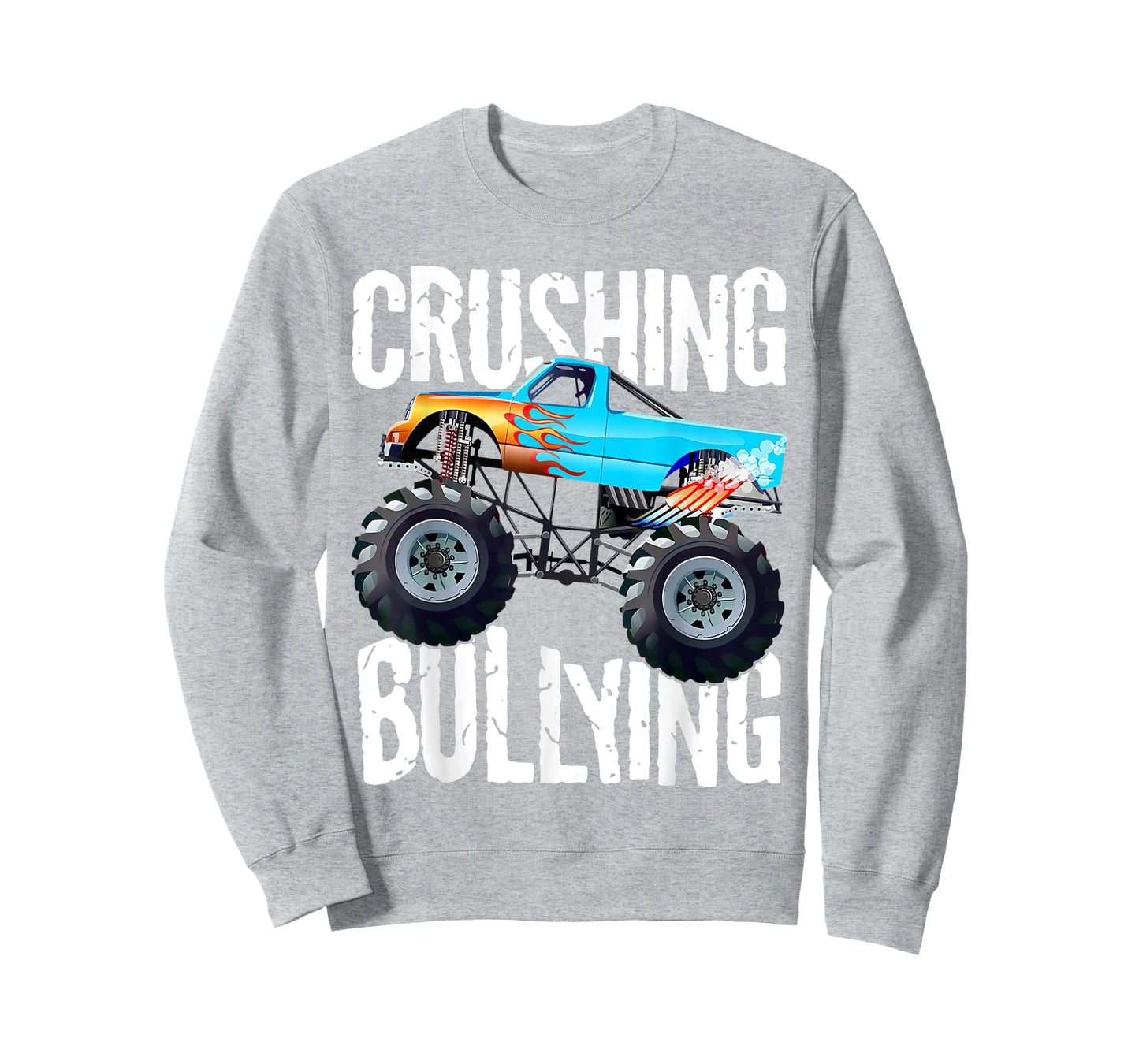 Crushing Bullying Car Monster Truck Unity Day Orange Tee T-Shirt