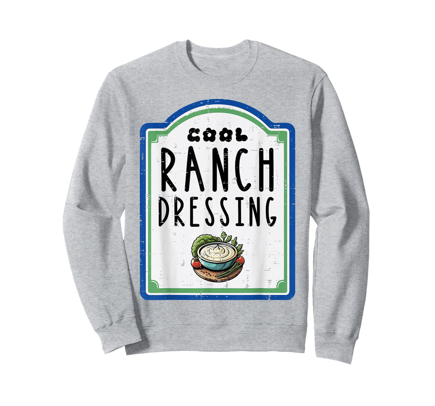 Halloween Ranch Dressing Funny Food Costume Men Women Kids T-Shirt