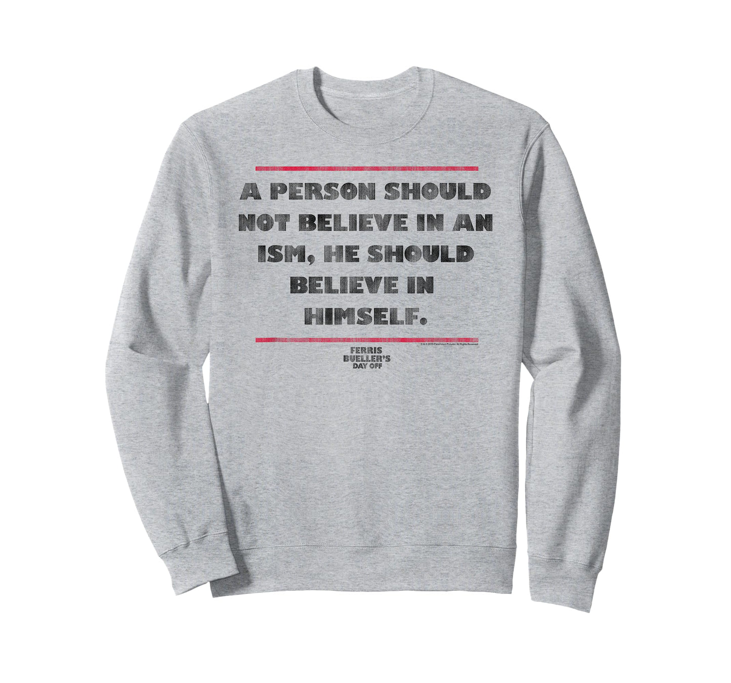 Ferris Bueller's Day Off Believe in Himself Quote Movie T-Shirt