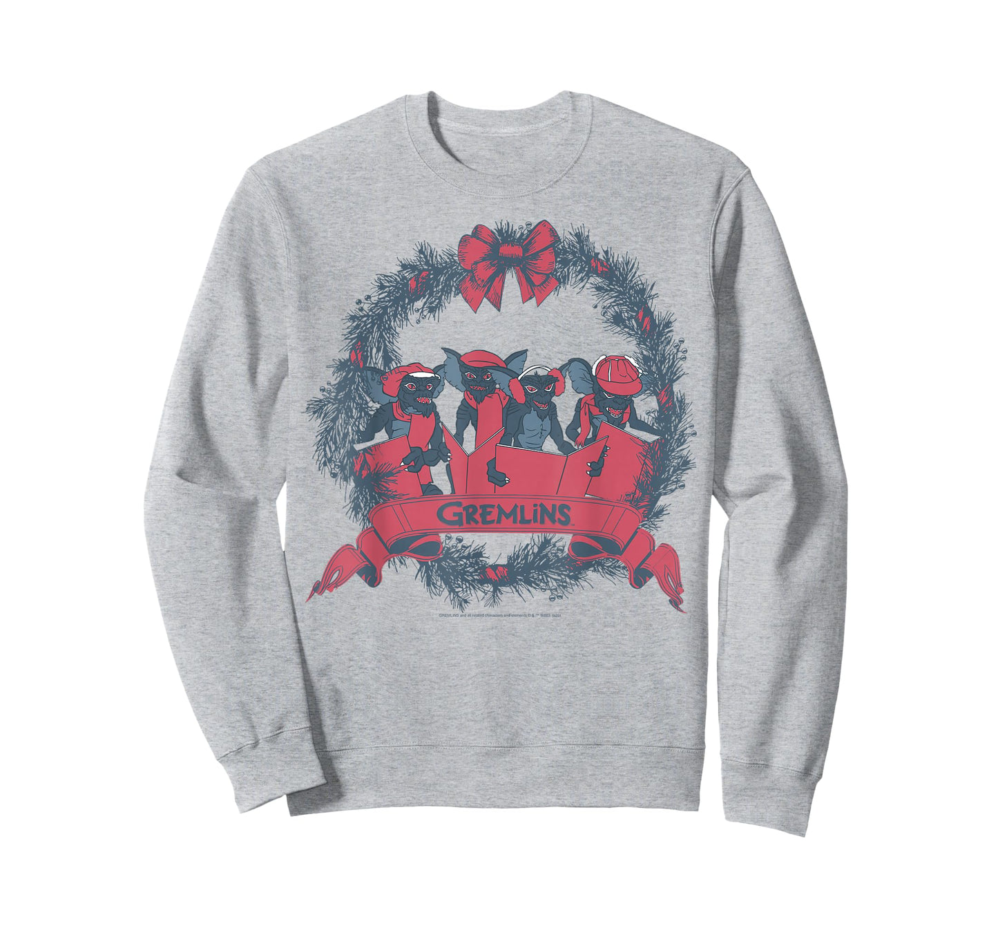 Gremlins Christmas Wreath Group Shot T-Shirt