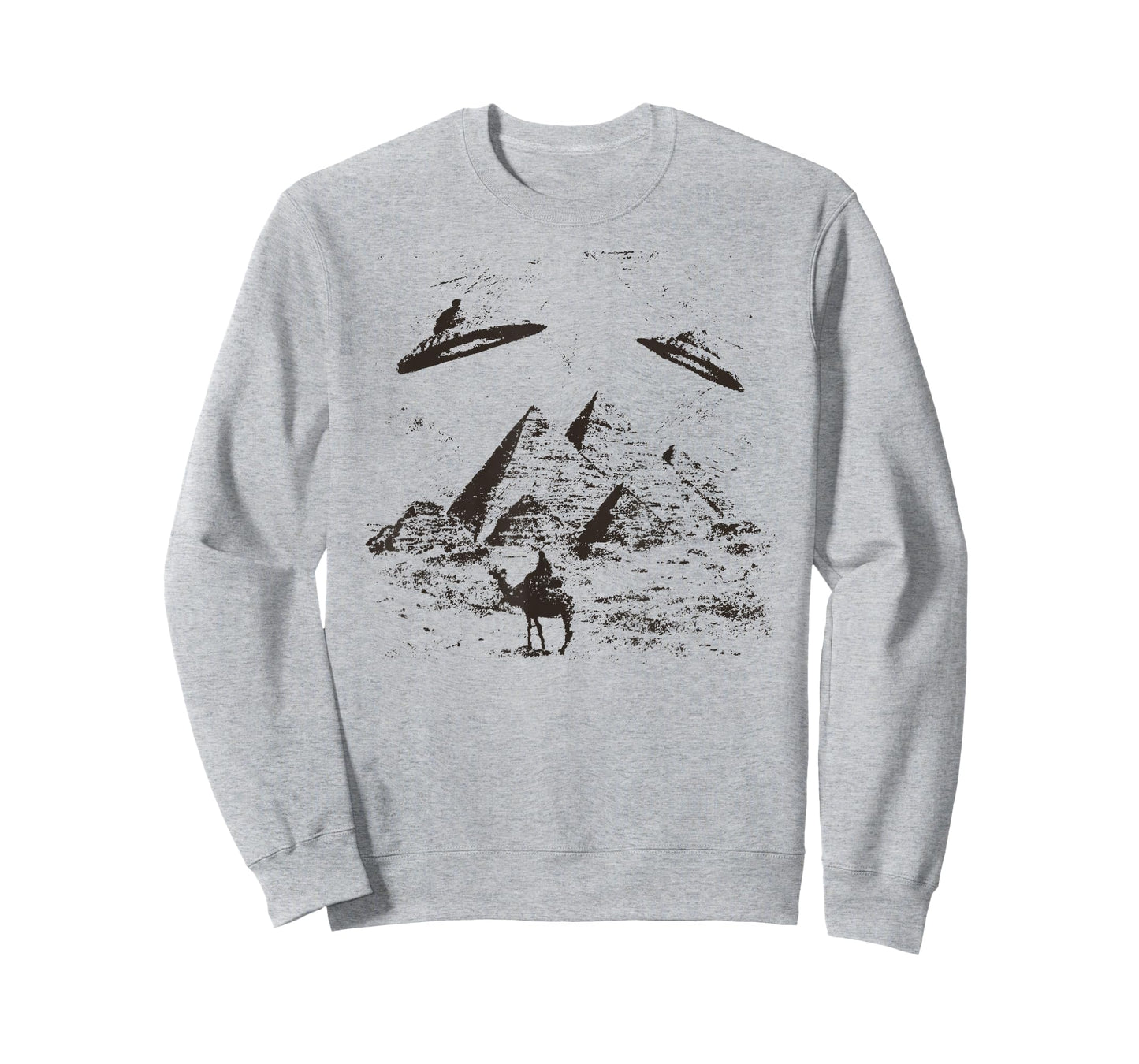 Alien Pyramid T-Shirt I Vintage Aliens UFO Day T-Shirt