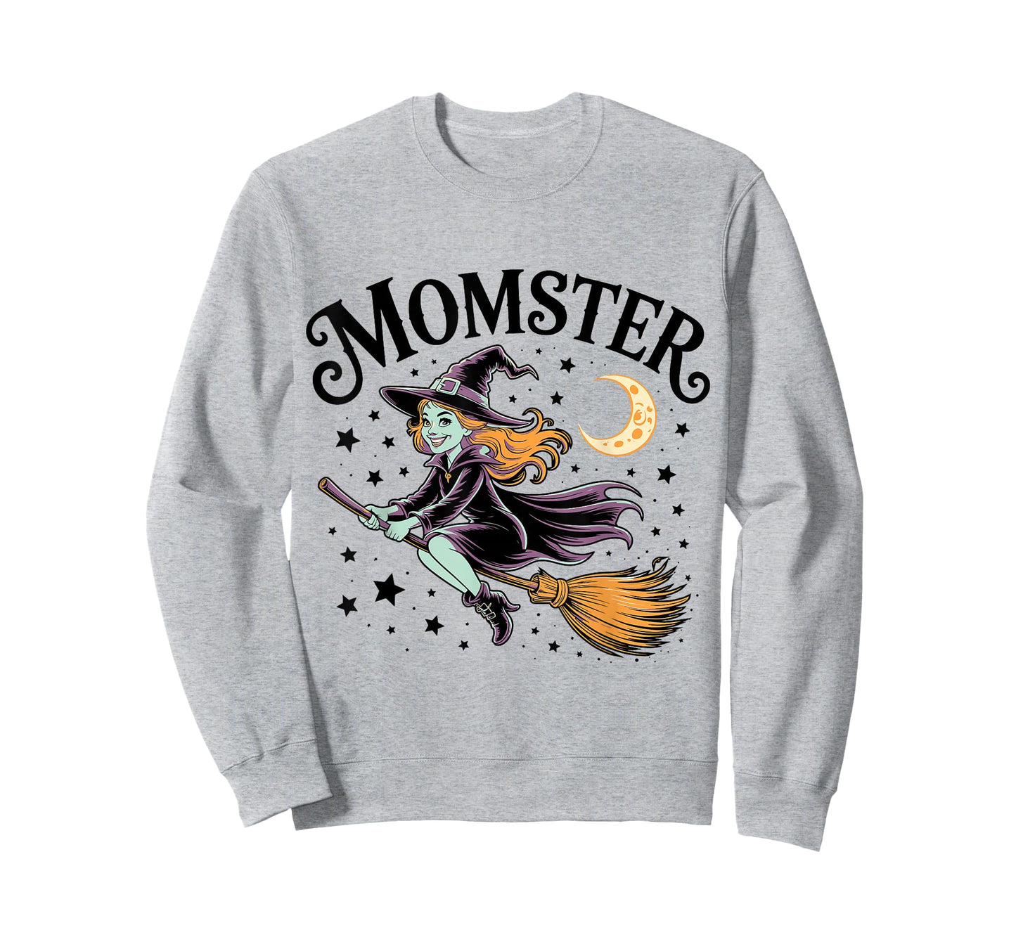 Momster Funny Halloween Mom Witch T-Shirt