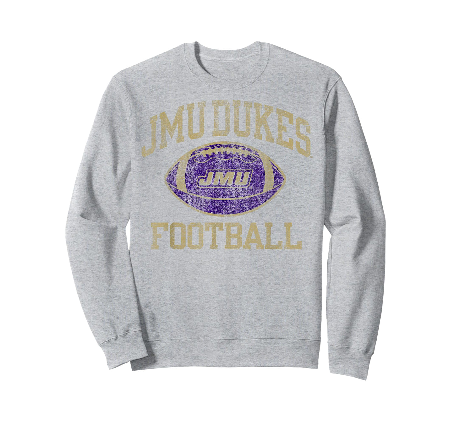 James Madison Dukes Football Intensity Vintage White T-Shirt