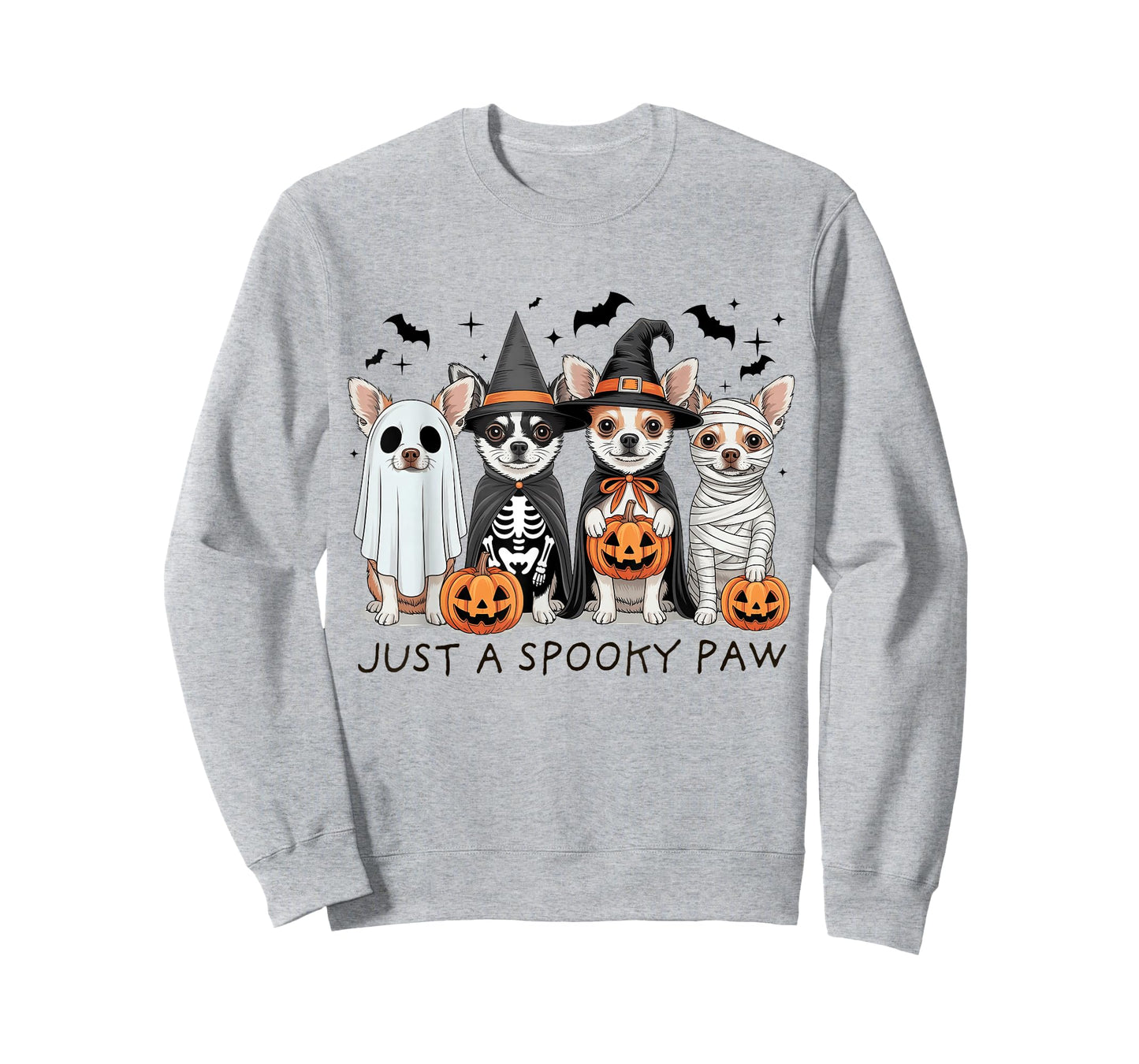 Chihuahua Ghost Cute Dog Ghost Halloween Thanksgiving T-Shirt